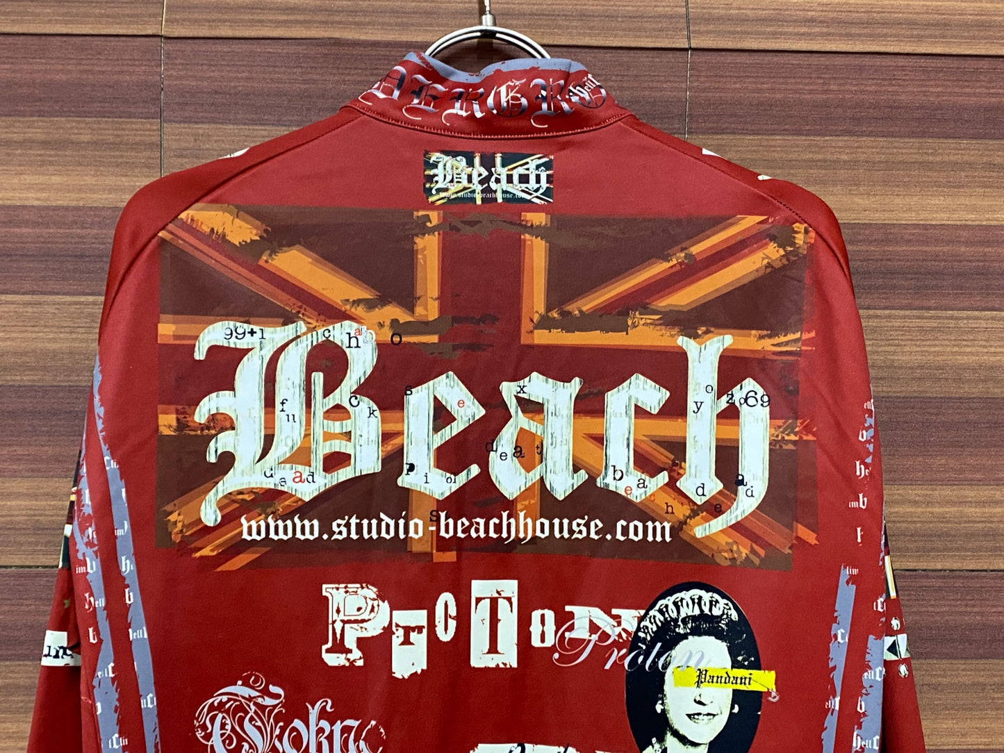 IS050 パンダーニ PANDANI 裏起毛 ウインタージャージ 赤 L