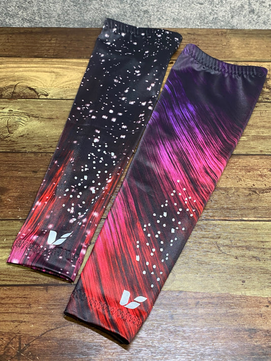 IV889 ジャイアント GIANT Liv ZORYA アームカバー 黒赤 M