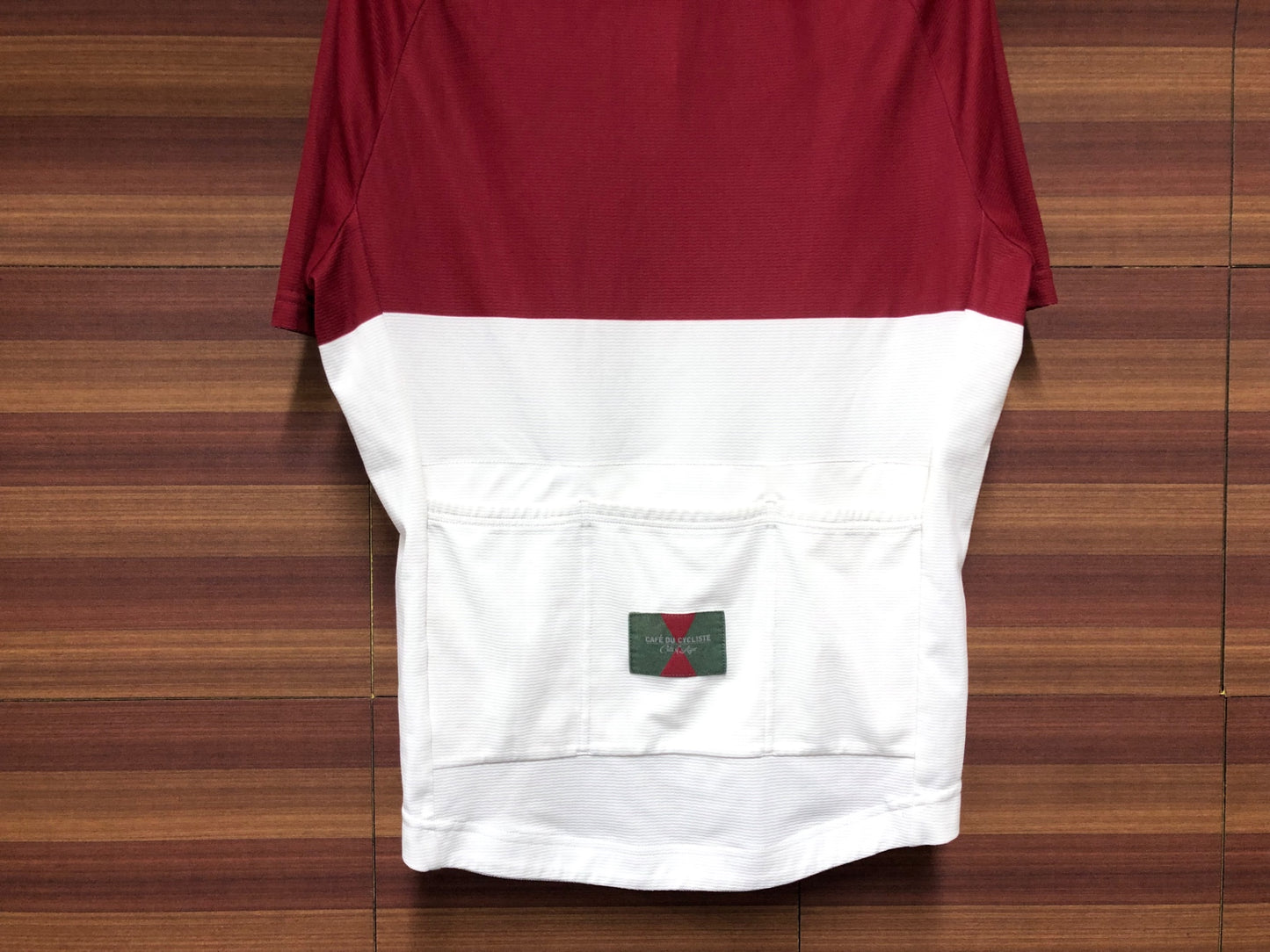 IT448 カフェドシクリステ Cafe du Cycliste Betty man 半袖 Tシャツ 赤 白 S