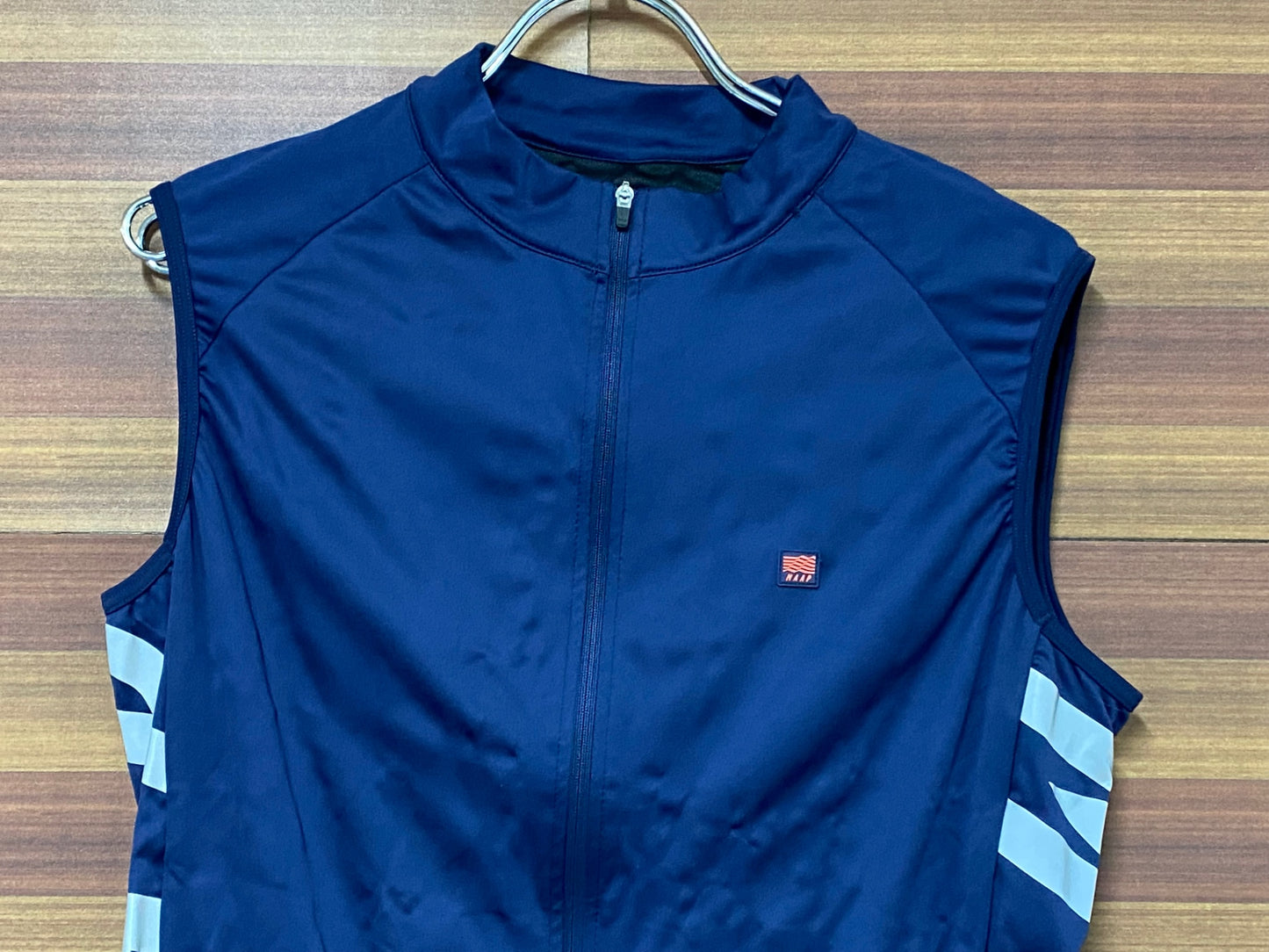 IM865 マープ MAAP 防風 サイクルベスト ジレ L 紺