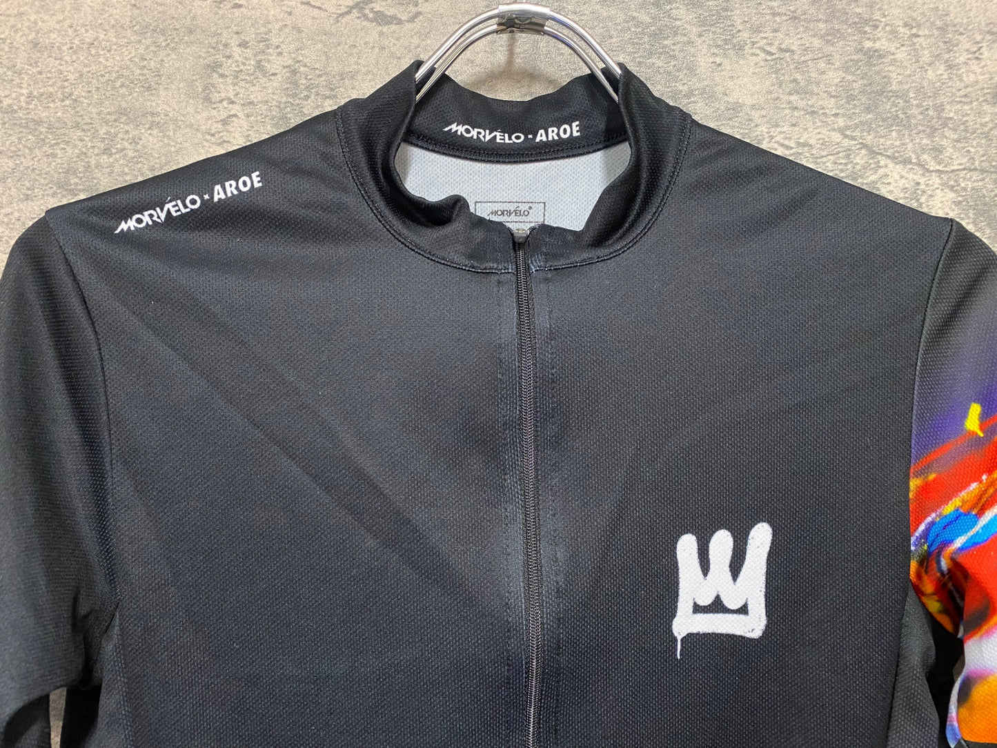 JD144 モーベロ MORVELO 半袖サイクルジャージ 黒 S