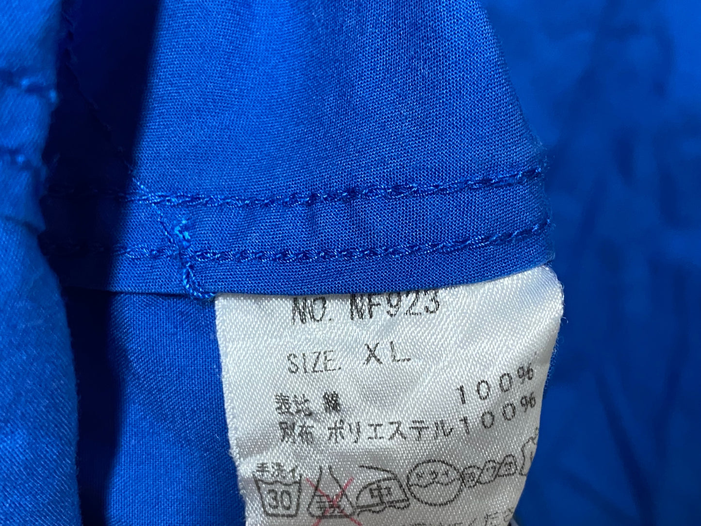 JC889 ナリフリ narifuri 長袖 サイクル シャツ 青 XL