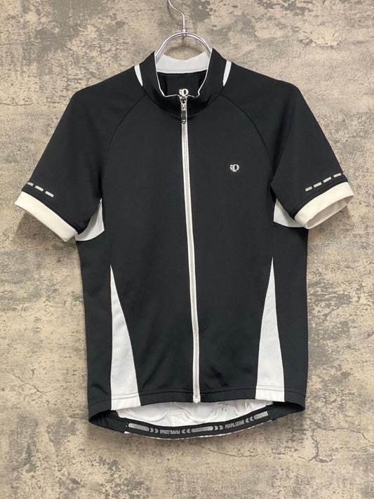 JA221 パールイズミ PEARL iZUMi 半袖 サイクルジャージ 白黒 S