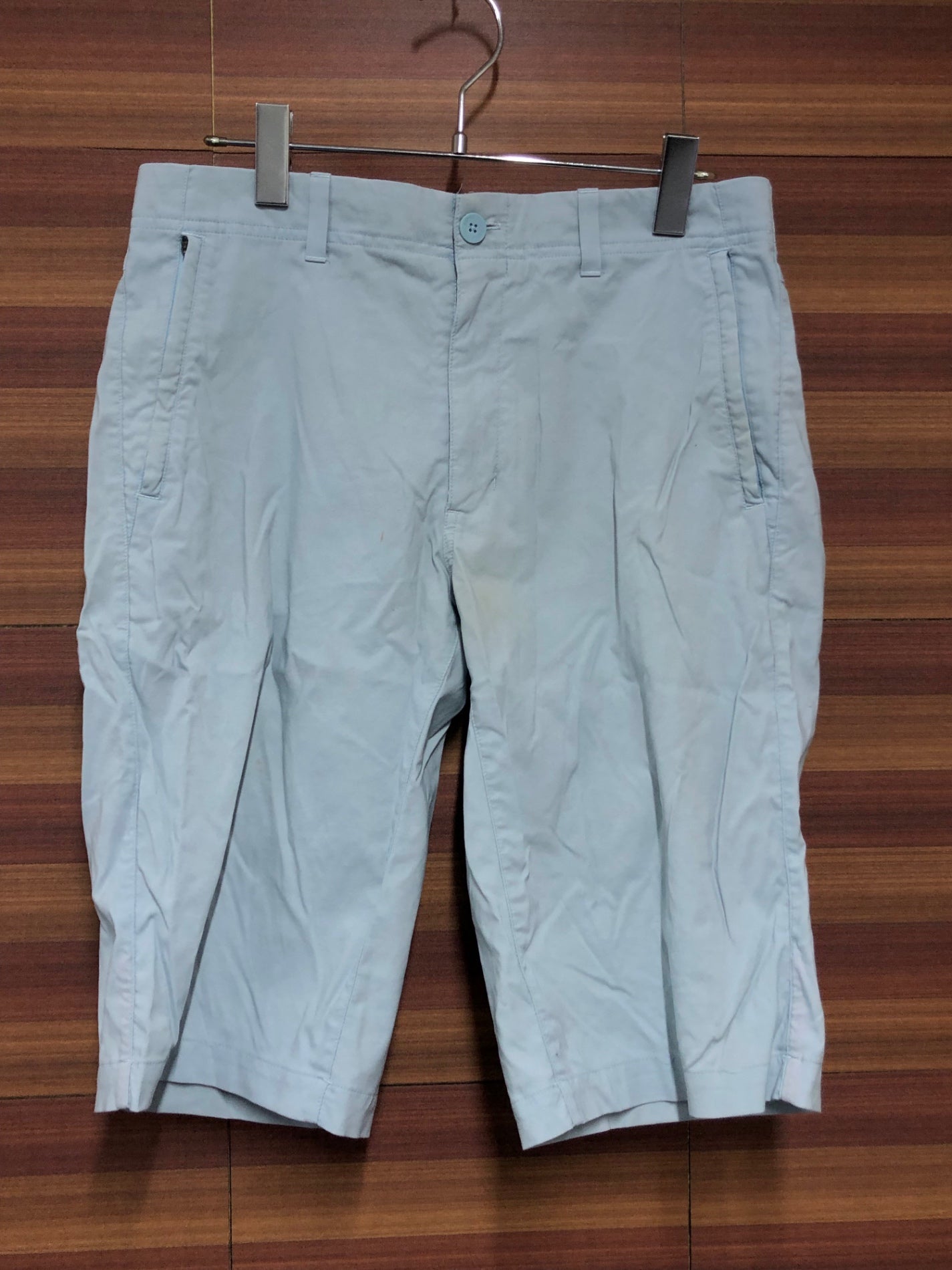 IO144 ラファ Rapha RANDONEE SHORTS サイクルパンツ 水色 32 汚れあり