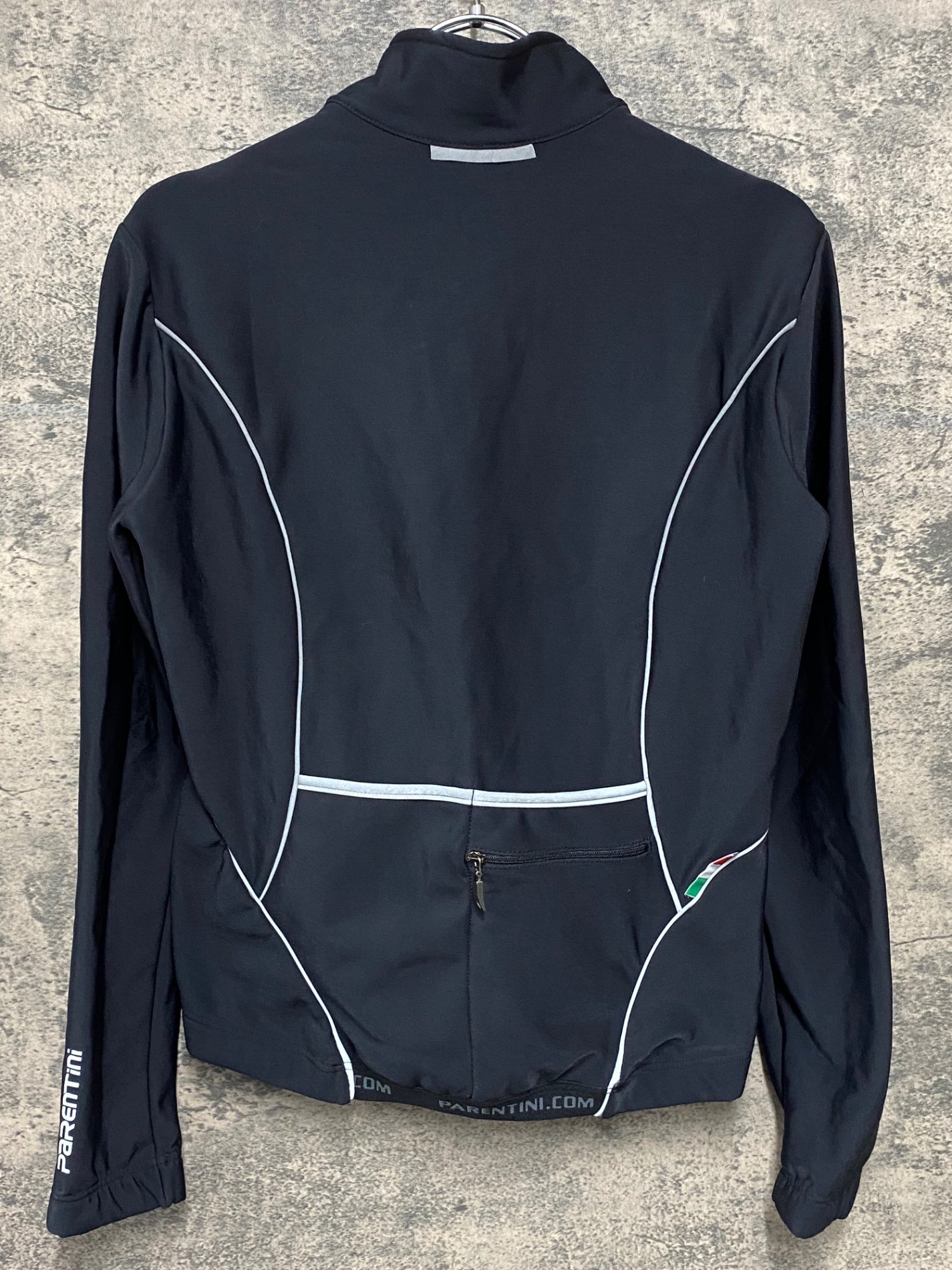 IY342 パレンティーニ Parentini 長袖 サイクルジャケット 黒 S 裏起毛