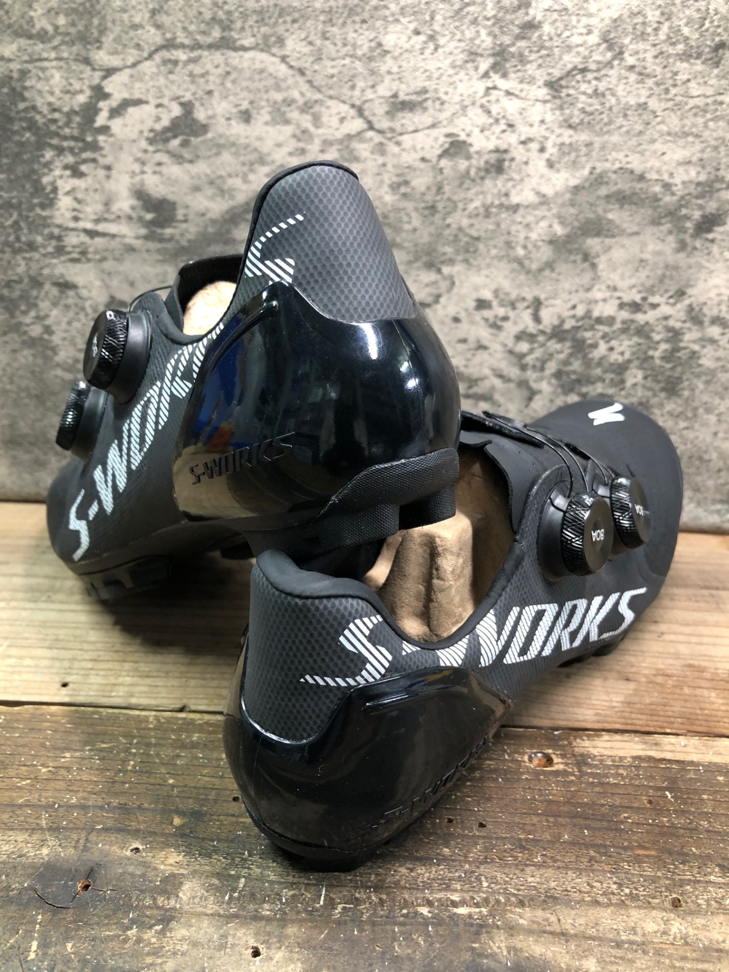 IS355 スペシャライズド SPECIALIZED エスワークス S-WORKS RECON ビンディングシューズ 黒 EU42.5