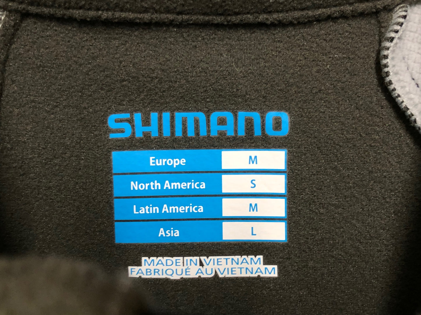 IN739 シマノ SHIMANO 長袖 サイクルジャケット 黄 L 裏起毛