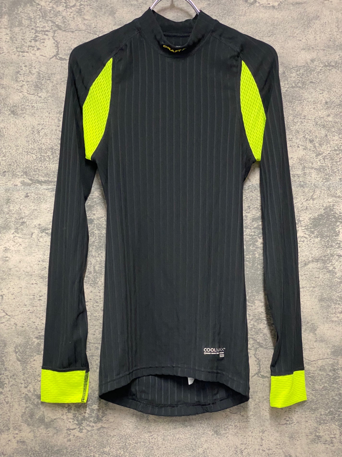 JA262 クラフト CRAFT 長袖 べースレイヤー 黒 XS