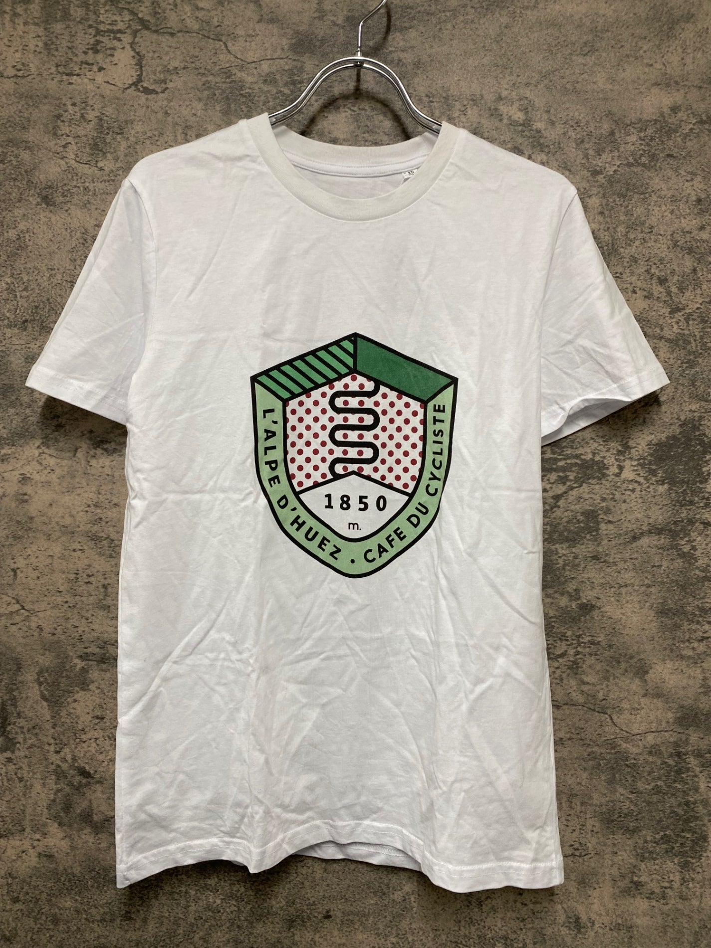 IU449 カフェドシクリステ Cafe du Cycliste 半袖 Tシャツ 白 XS