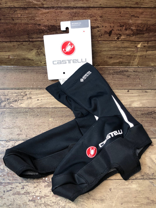 IL284 カステリ CASTELLI インテンソウルシューカバー INTENSO UL SHOECOVER 黒 M 裏起毛 GORE-TEX INFINIUM 未使用