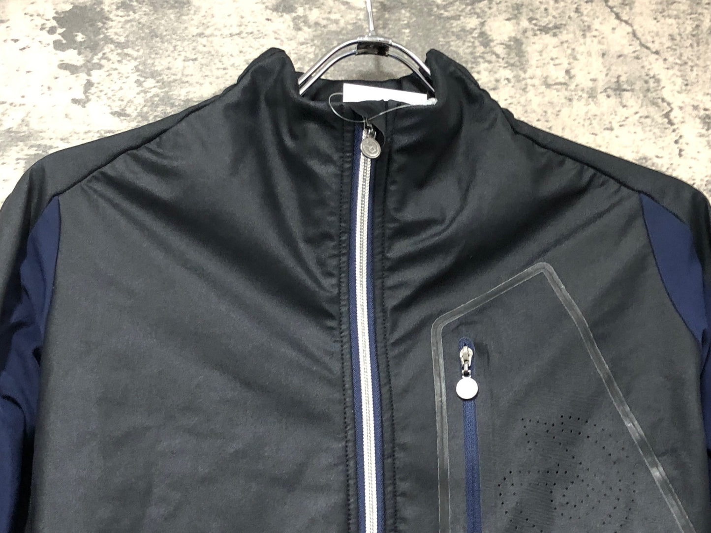 JD140 レリック reric 長袖サイクルジャケット 黒紺 M 裏起毛