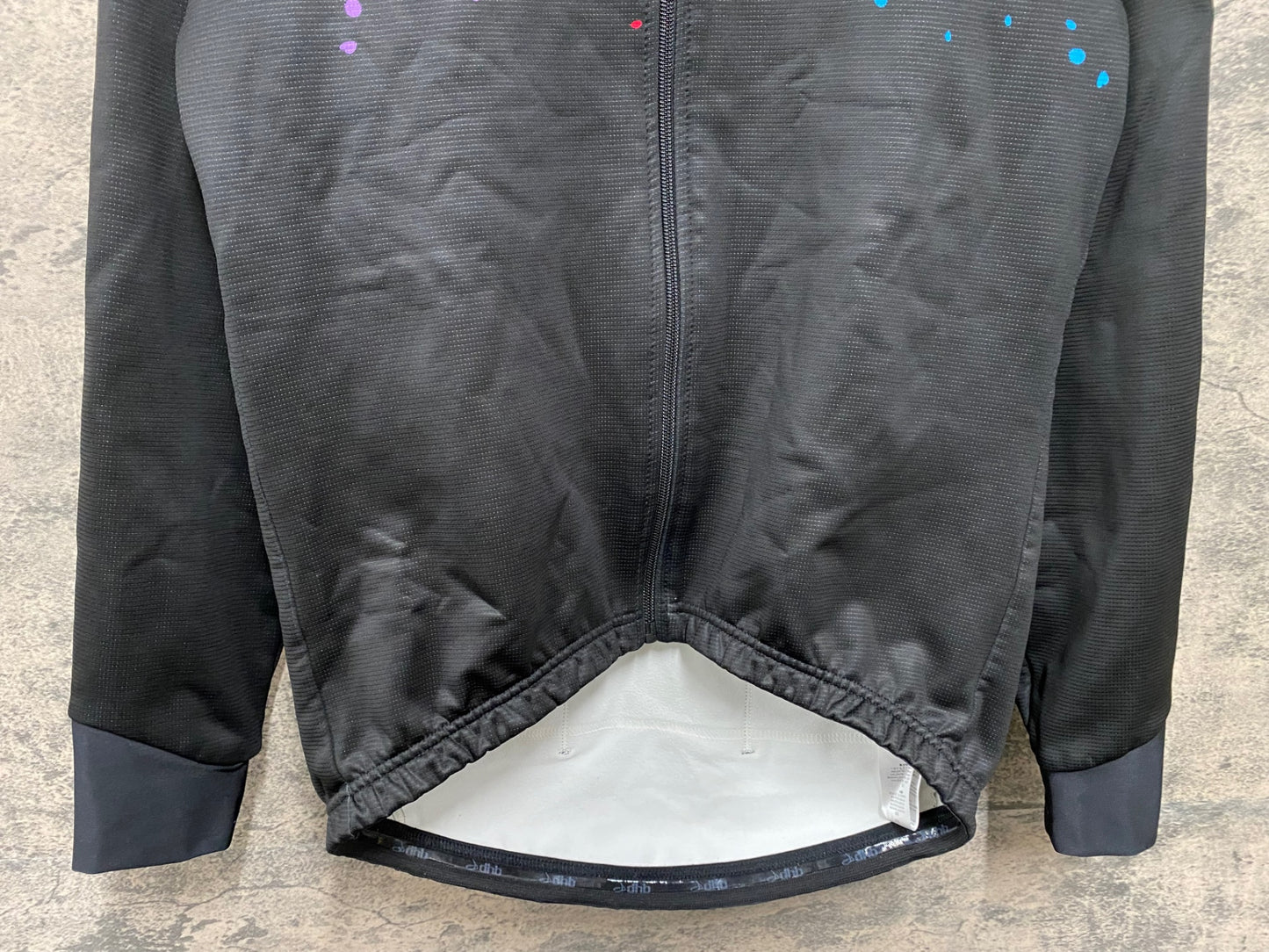 IU801 DHB 長袖サイクルジャージ 裏起毛 黒 Mサイズ