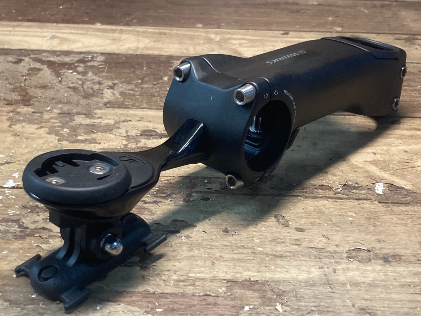 IK335 スペシャライズド SPECIALIZED S-WORKS TARMAC STEM アルミ ステム 黒 110mm Φ31.8 OS 12° マウント付属