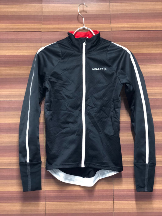 IR215 クラフト CRAFT 長袖サイクルジャケット 黒 XS 裏起毛 VENTAIR WIND
