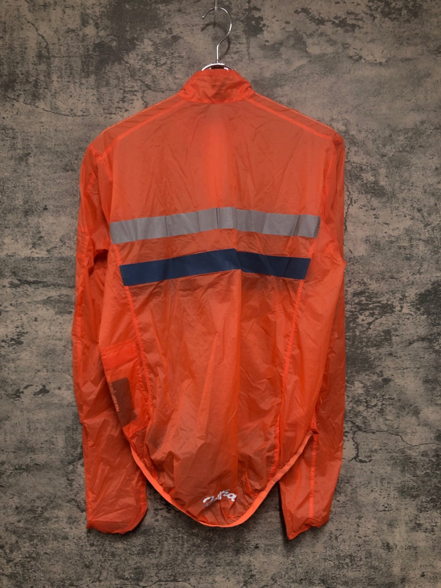 IW604 ラファ Rapha BREVET FLYWEIGHT WIND JACKET 長袖 ウインドブレイカー オレンジ S