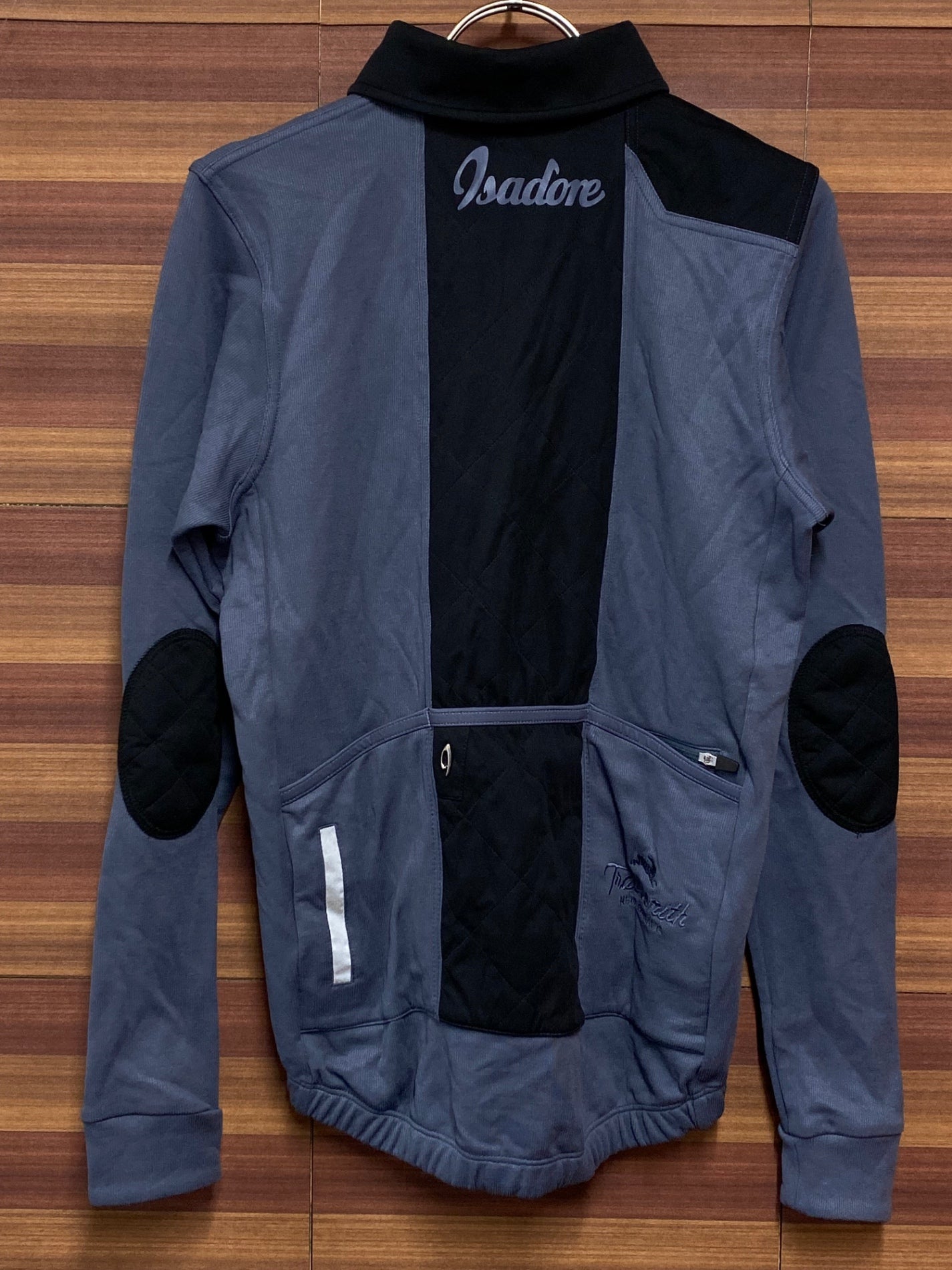 IQ734 イザドア Isadore 長袖 サイクルジャージ ブルーグレー XS