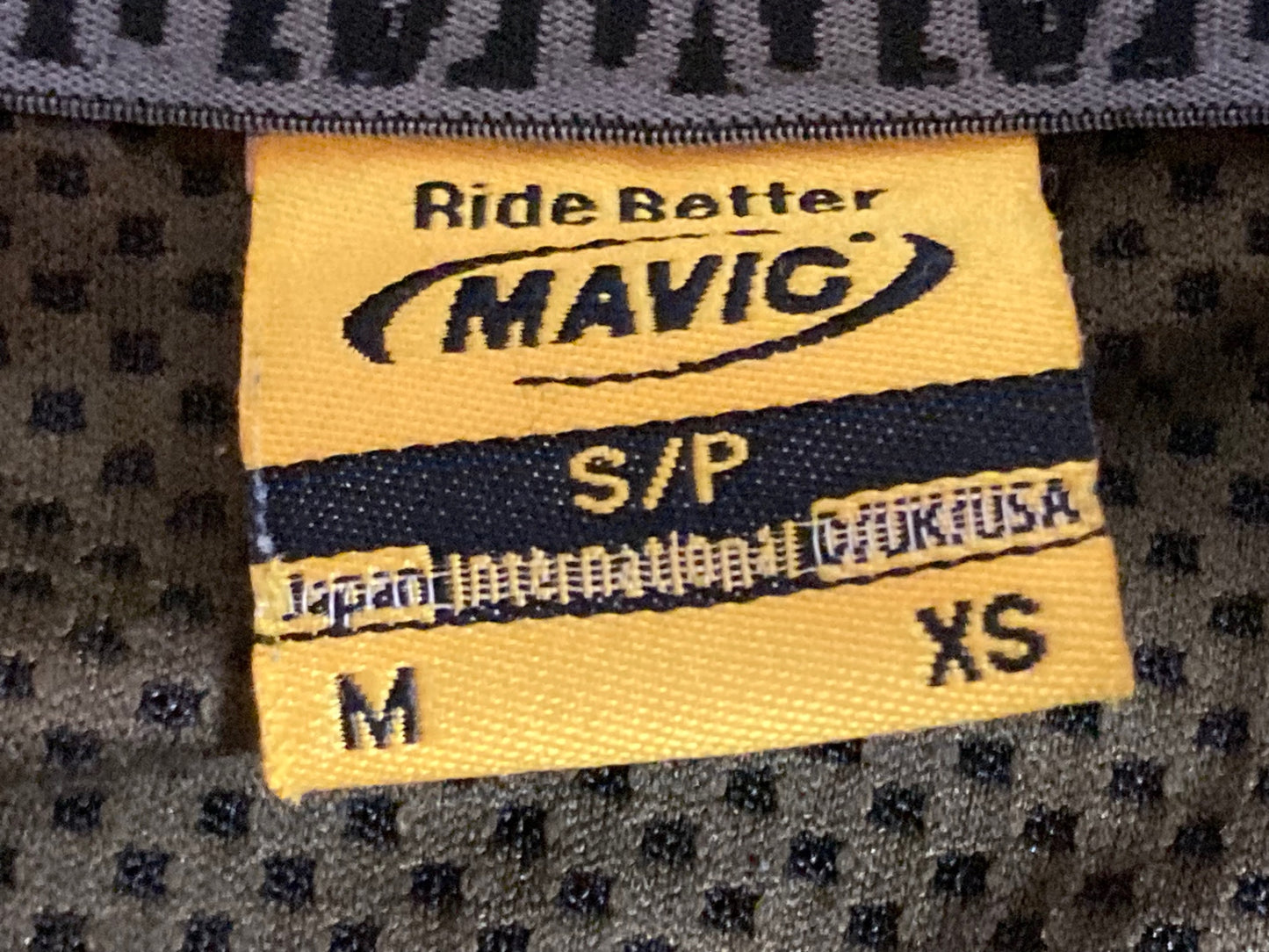 IA768 マヴィック MAVIC 半袖 サイクルジャージ オリーブ M ハーフジップ ※スレ