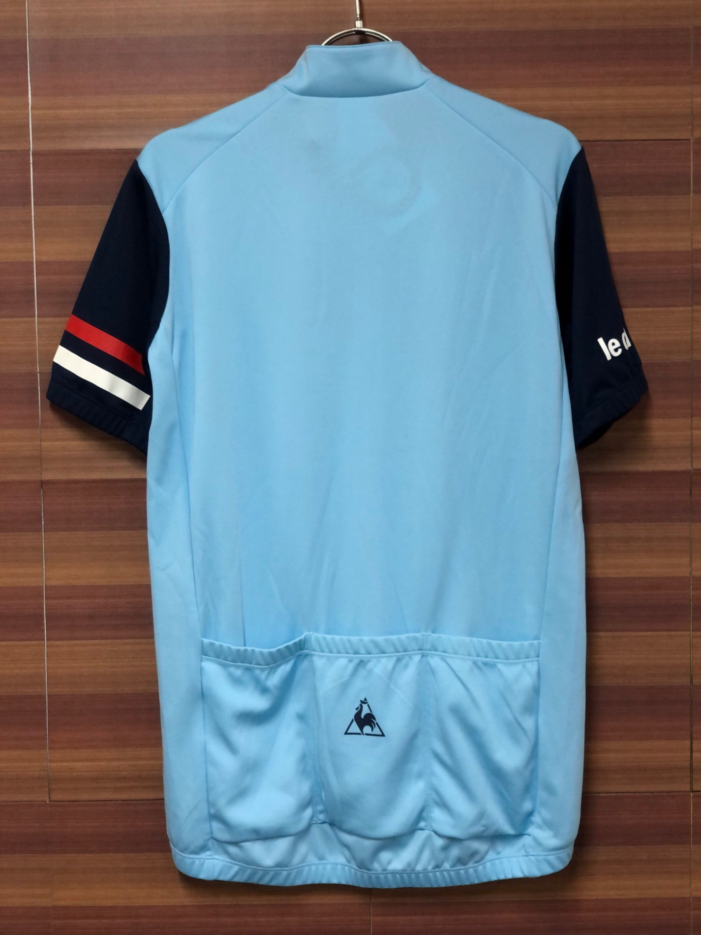 IW173 ルコックスポルティフ le coq sportif 半袖 サイクルジャージ 水 M