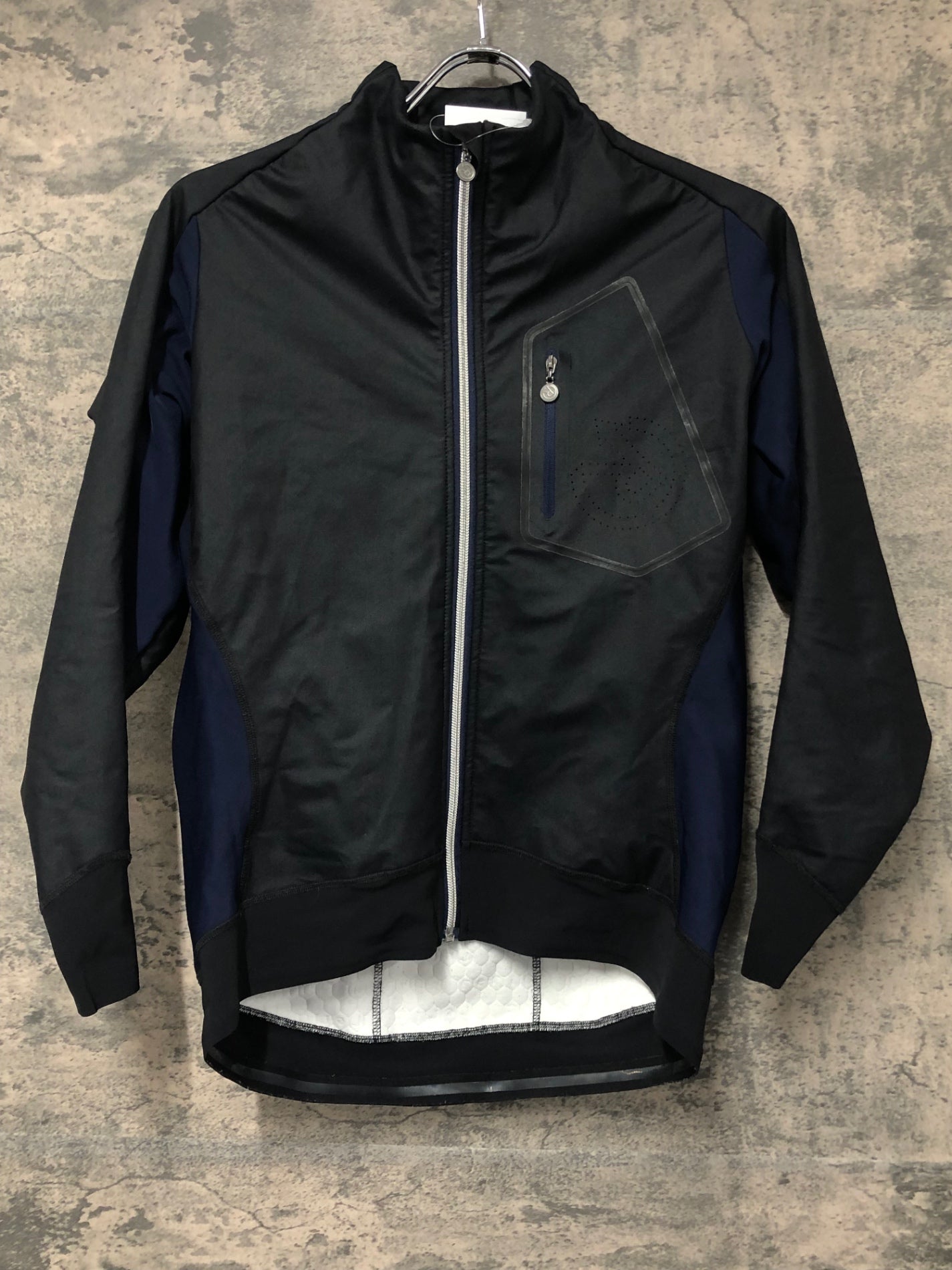 JD140 レリック reric 長袖サイクルジャケット 黒紺 M 裏起毛