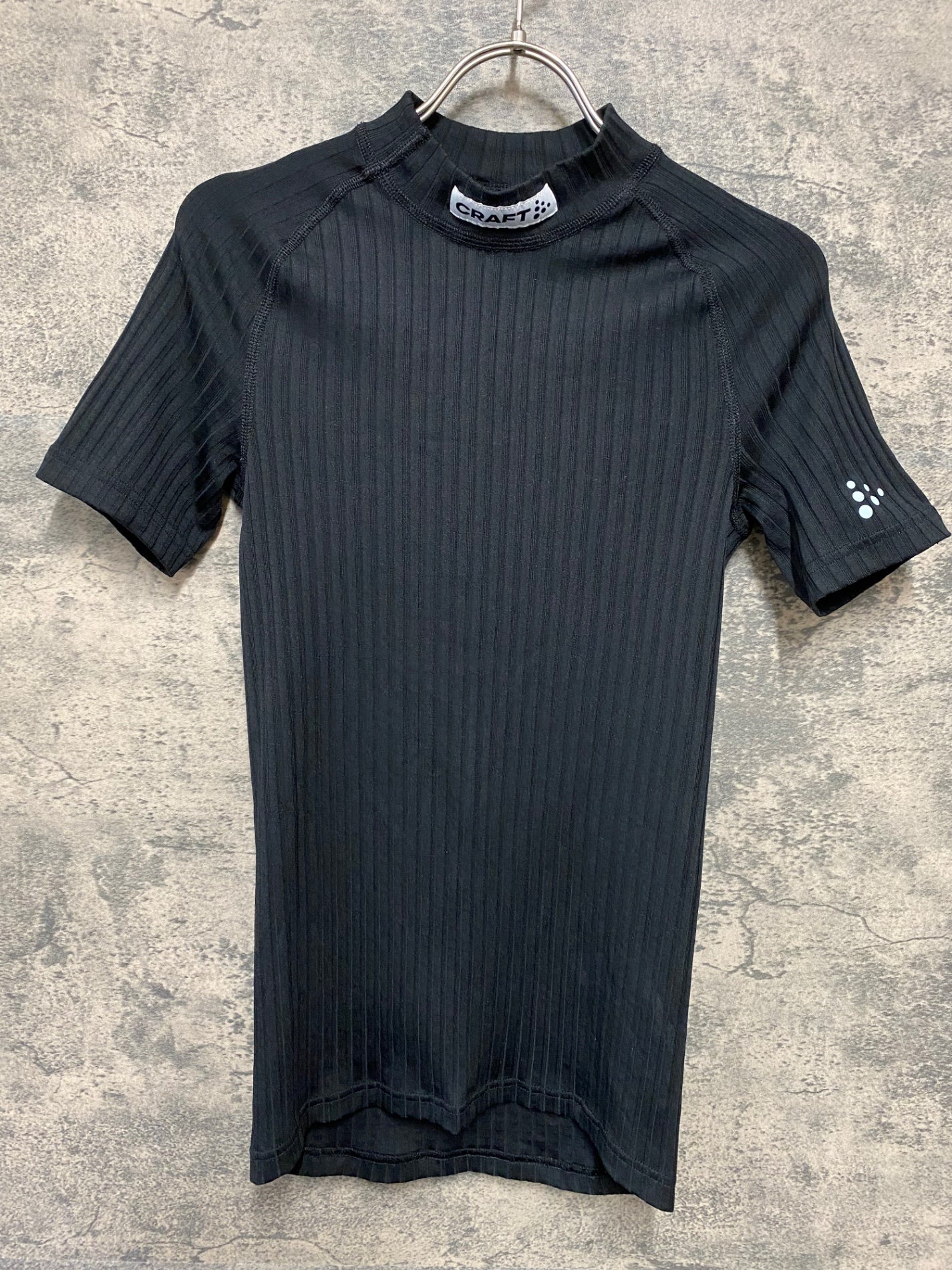 JD475 クラフト CRAFT 半袖 べースレイヤー 黒 S
