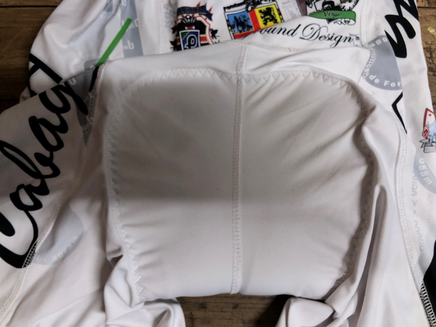 IF148 パンダーニ Pandani ビブショーツ 白 Mサイズ