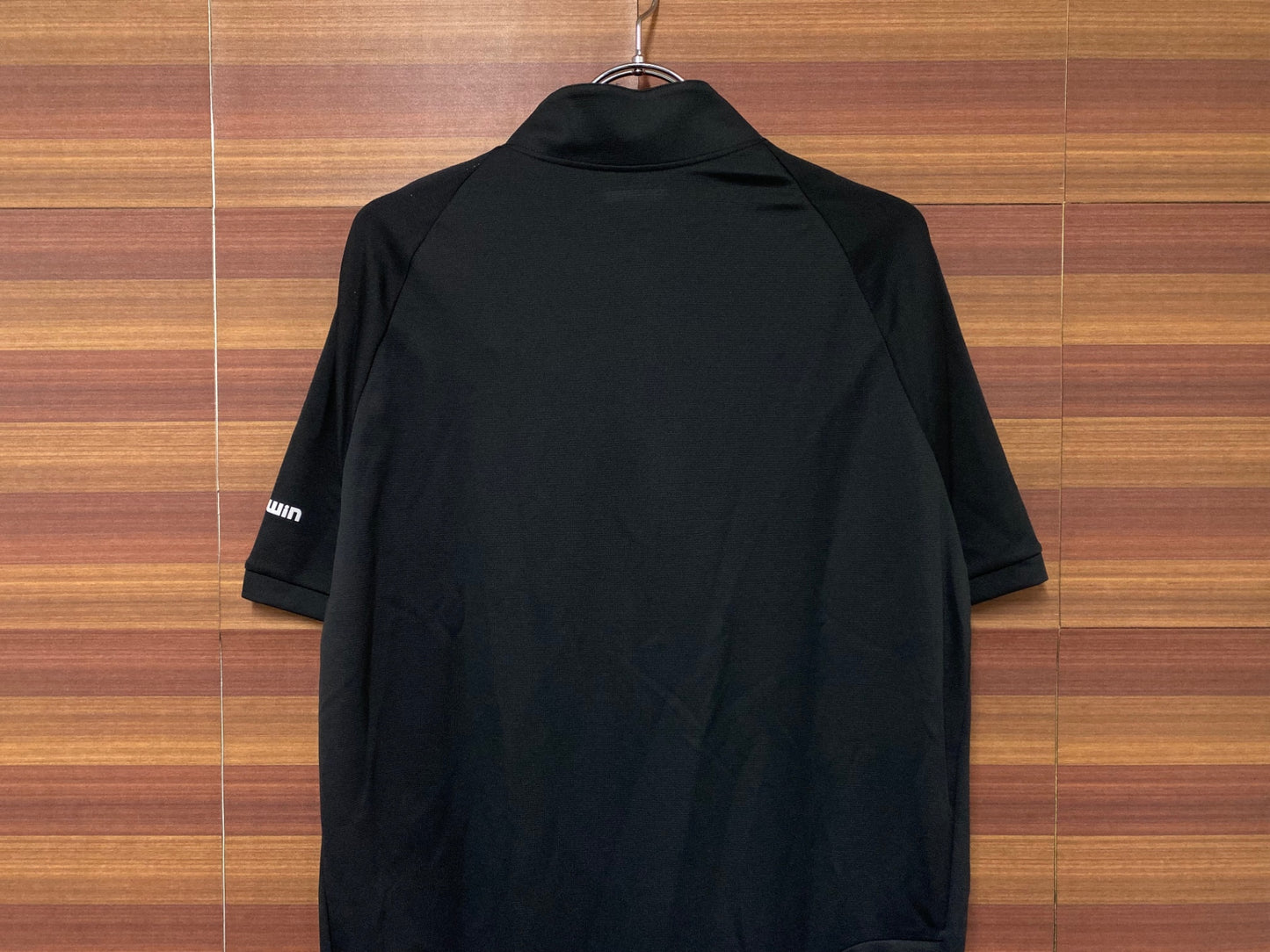 IQ187 ゴールドウィン GOLDWiN 半袖 サイクルジャージ 黒 XL ハーフジップ