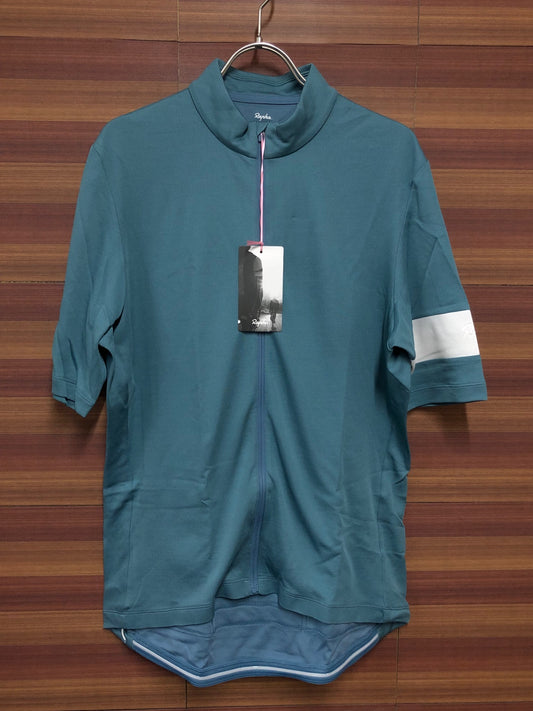 IL472 ラファ Rapha MAN'S CLASSIC JERSEY 半袖 サイクルジャージ XXL 青 未使用