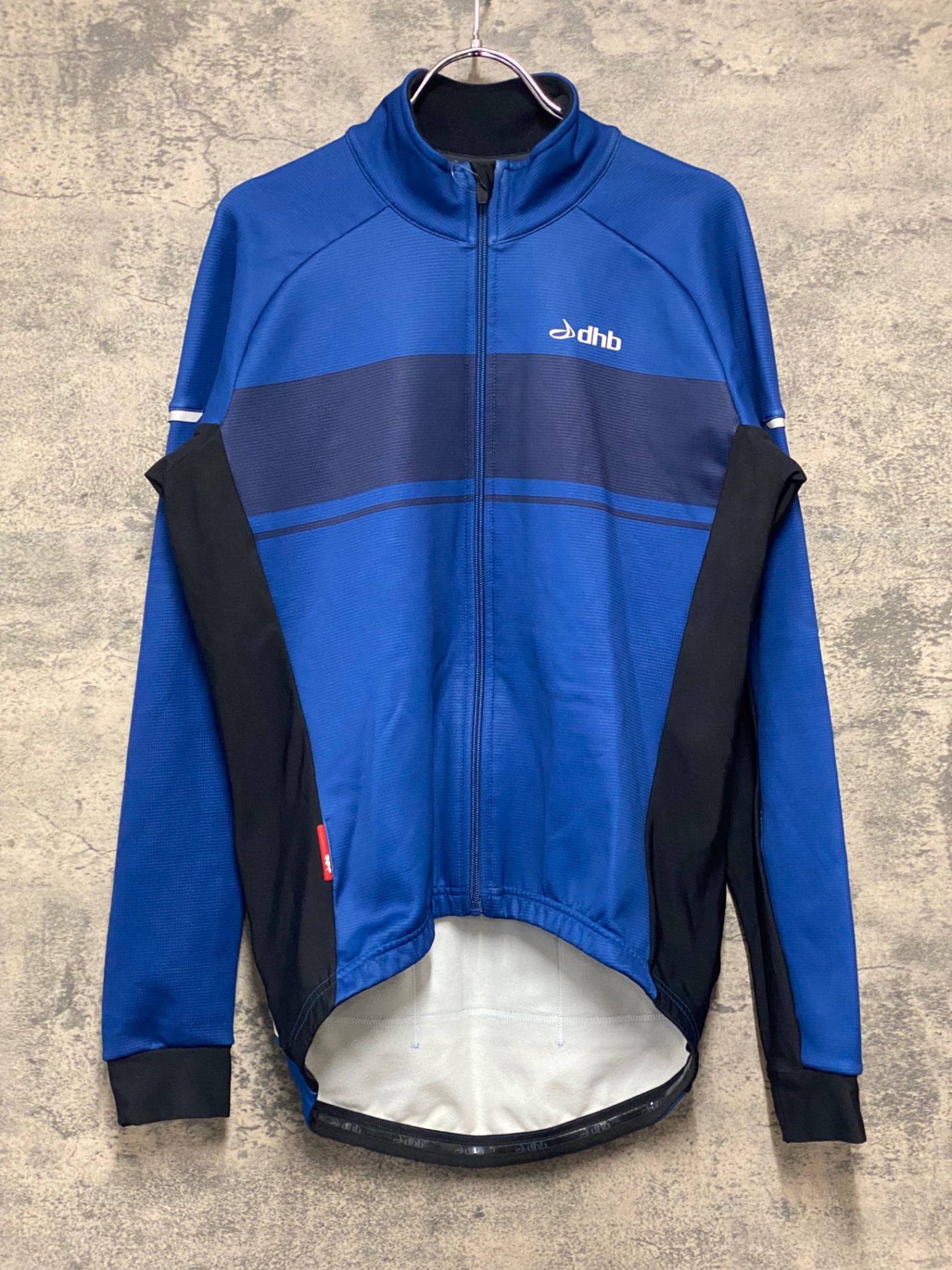 JA386 dhb 長袖 サイクルジャケット 青 サイズ不明 裏起毛 L相当
