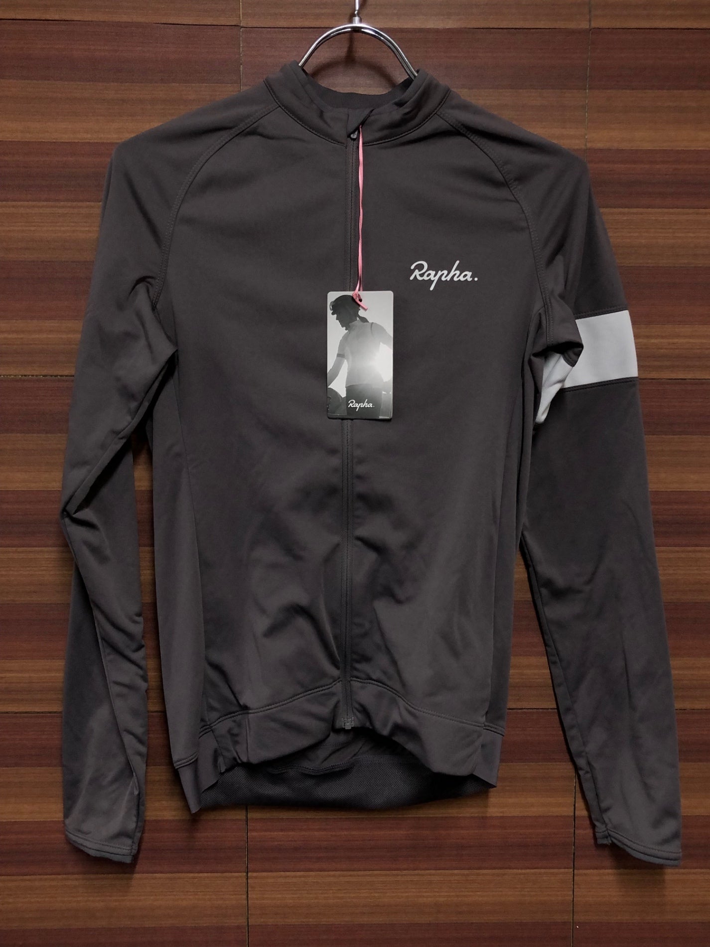 IN402 ラファ Rapha WOMEN'S CORE LONG SLEEVE JERSEY 長袖サイクルジャージ 茶 XS