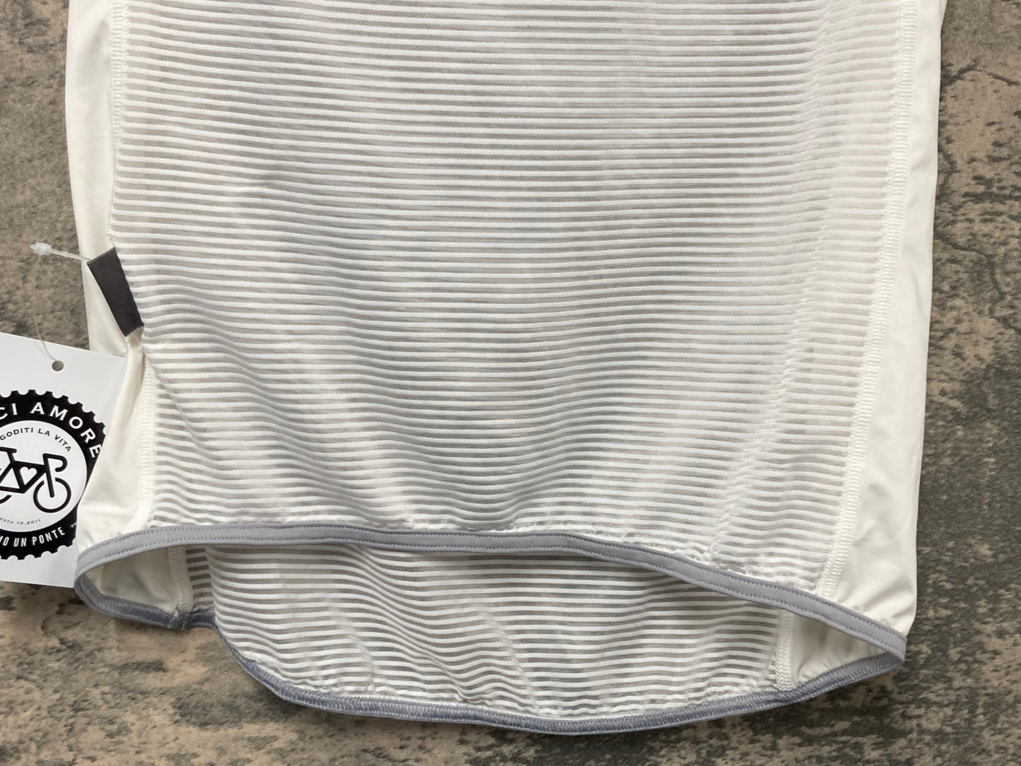 IW785 カフェドシクリステ Cafe du Cycliste べースレイヤー 白 S