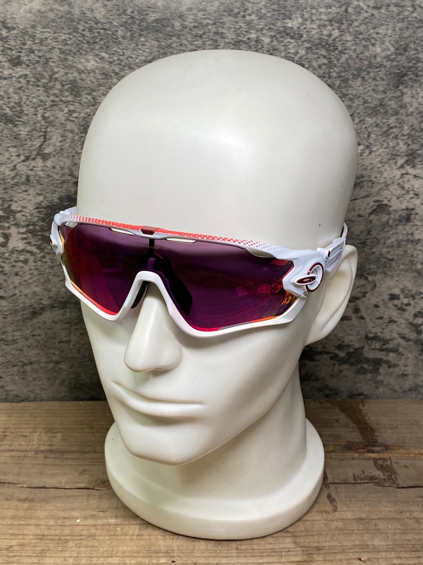 IW712 オークリー OAKLEY ジョウブレーカー JAW BREAKER サングラス アイウェア 偏光レンズ 白 ※ケース付属