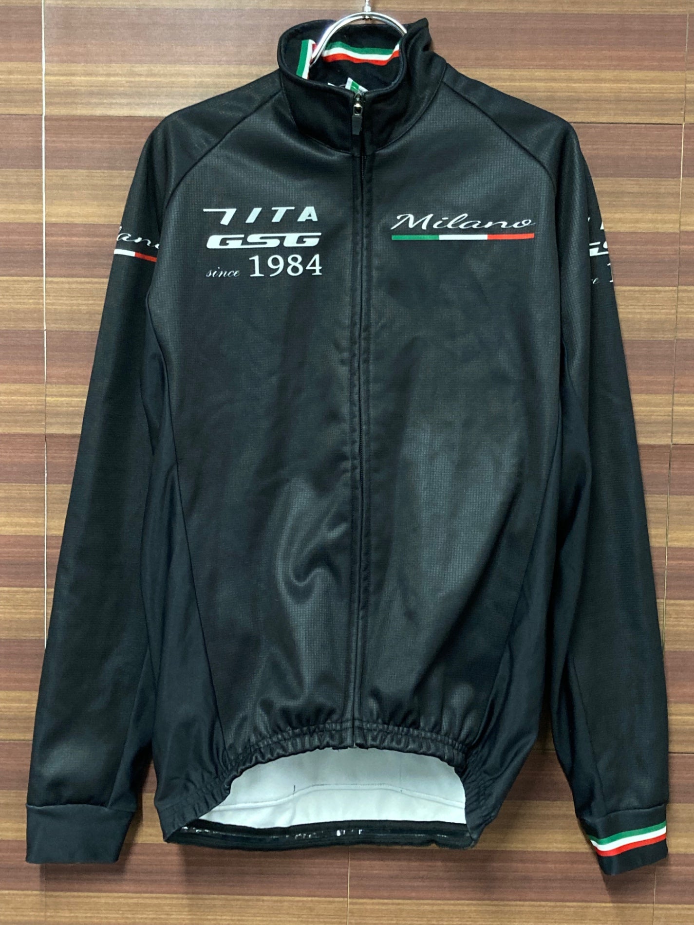 IN990 ジェッセージ GSG 7ITA サイクルジャケット 黒 M 裏起毛