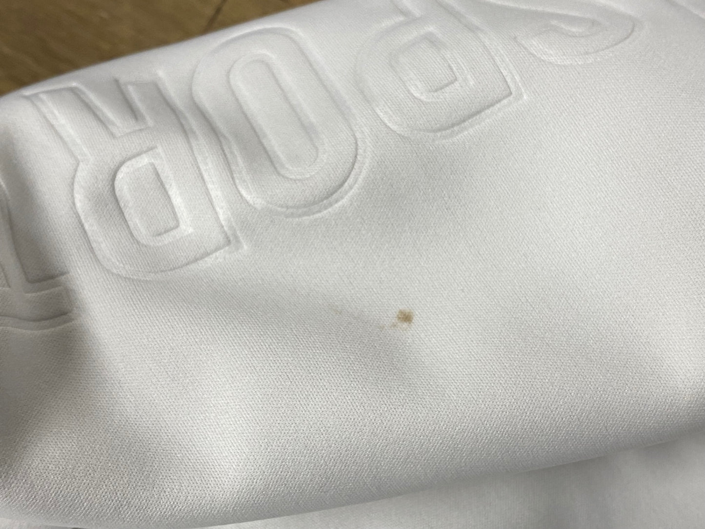 IO239 ルコックスポルティフ le coq sportif  長袖サイクルジャケット 白黒 L 裏起毛 防風