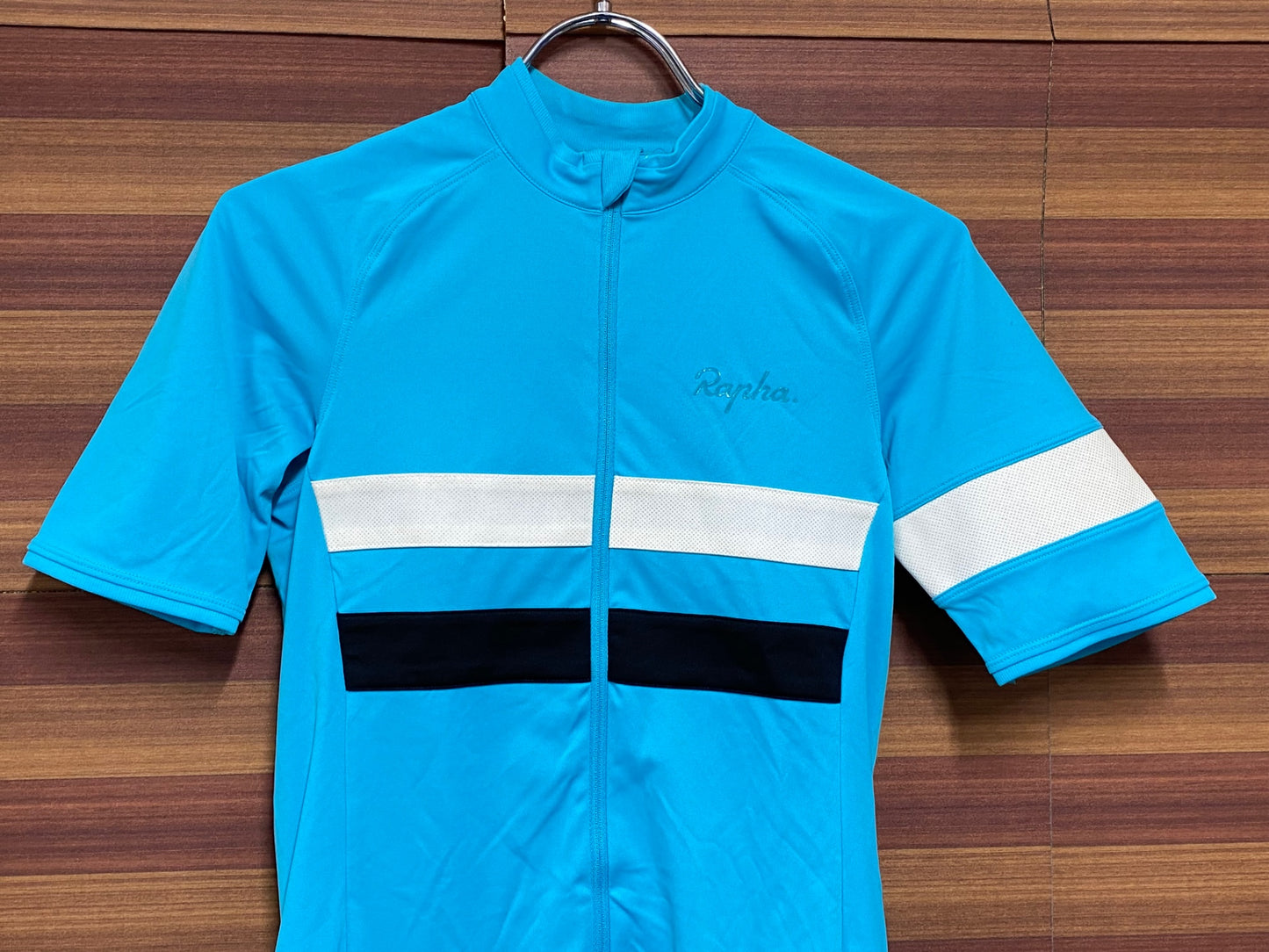 IT310 ラファ Rapha TEAM SKY TRAINING JERSEY 半袖 サイクルジャージ 水色 XS