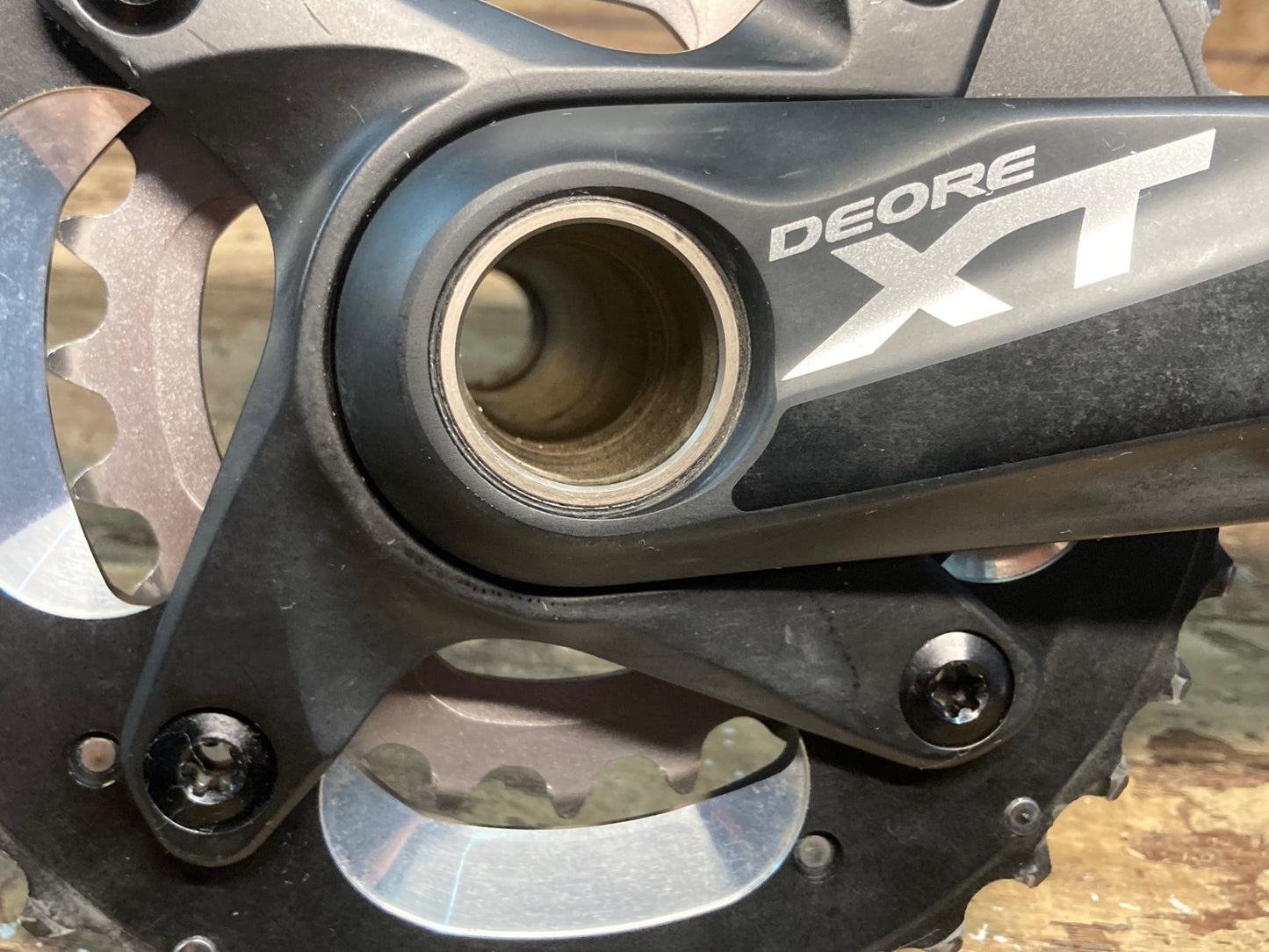 II654 シマノ SHIMANO デオーレ Deore XT M780 クランクセット 38/24T 165mm ※フィキシングボルト欠品
