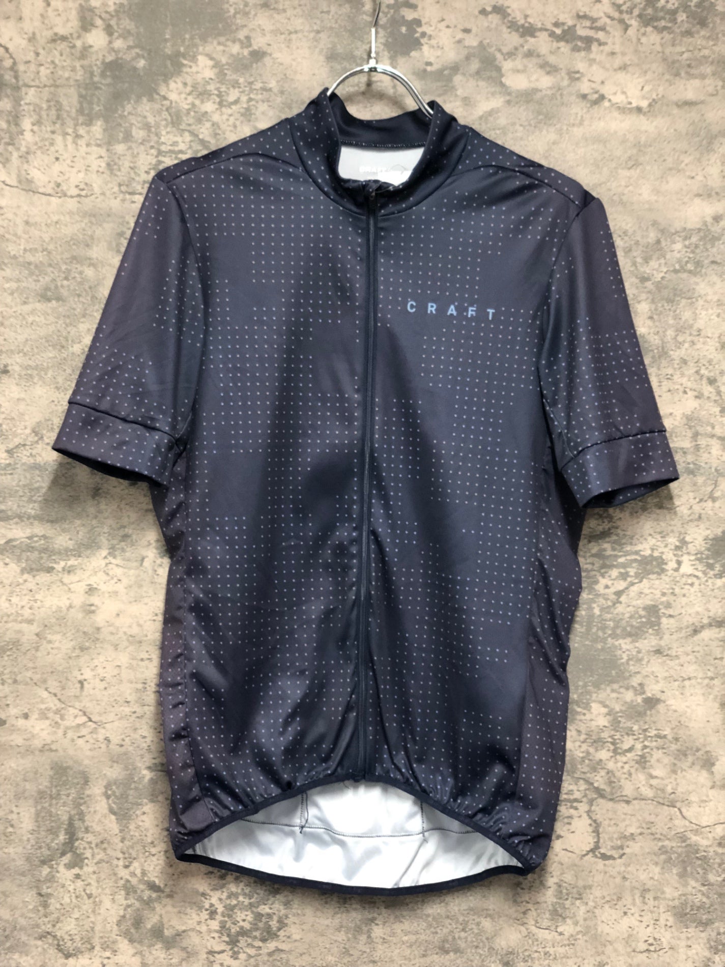 IW287 クラフト CRAFT 半袖 サイクルジャージ 黒 M ※日焼け