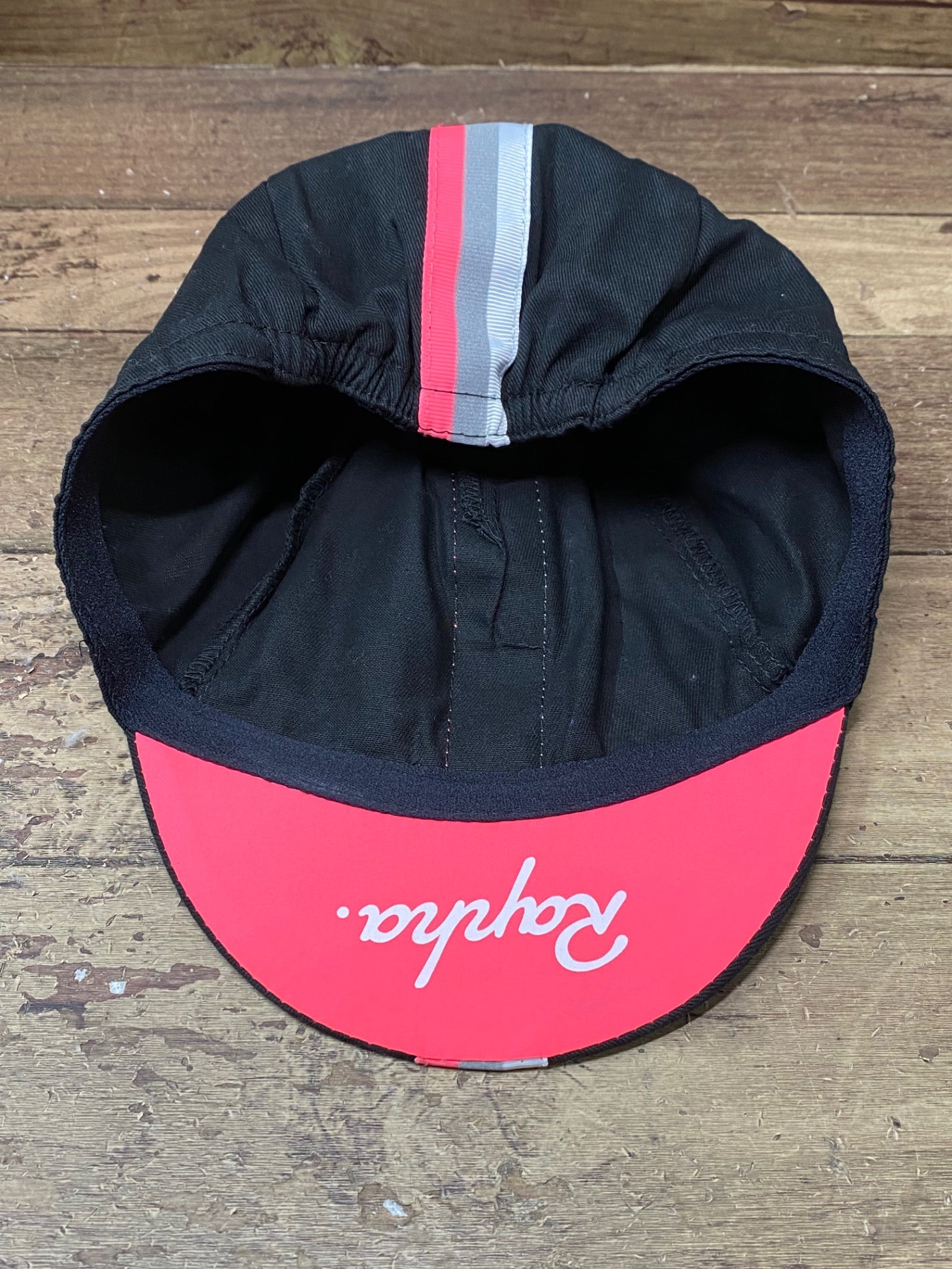 IK277 ラファ Rapha サイクルキャップ 黒 ピンク ワンサイズ OSAKA