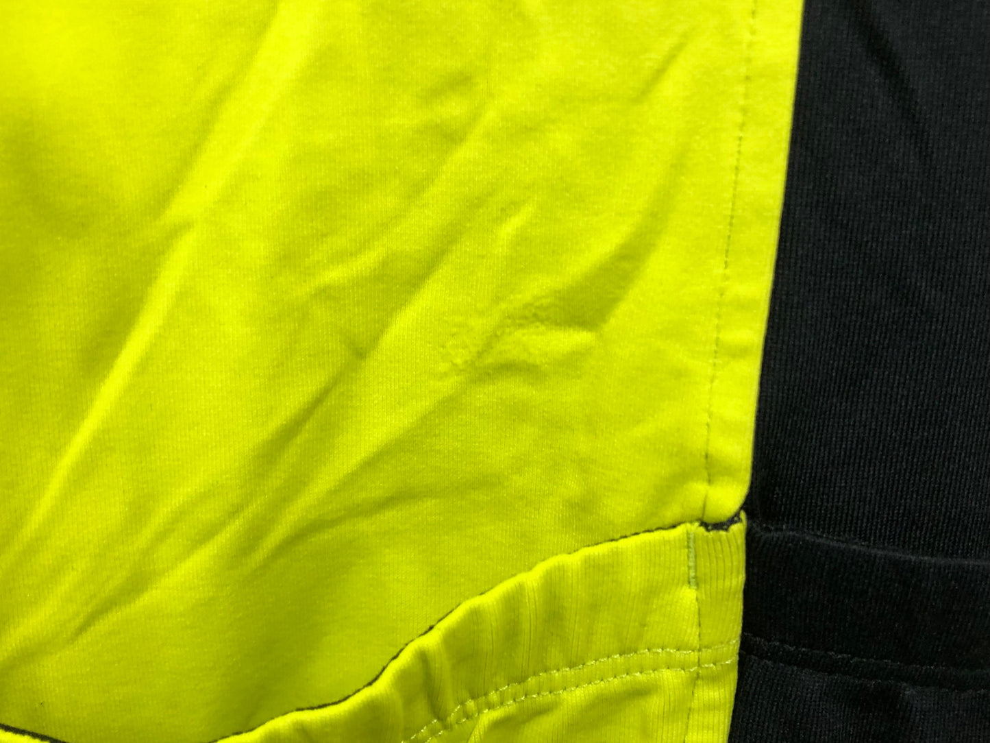 IT308 ラファ Rapha LONG SLEEVE SOUPLESSE JERSEY 長袖 サイクルジャージ 黄 黒 S 裏起毛