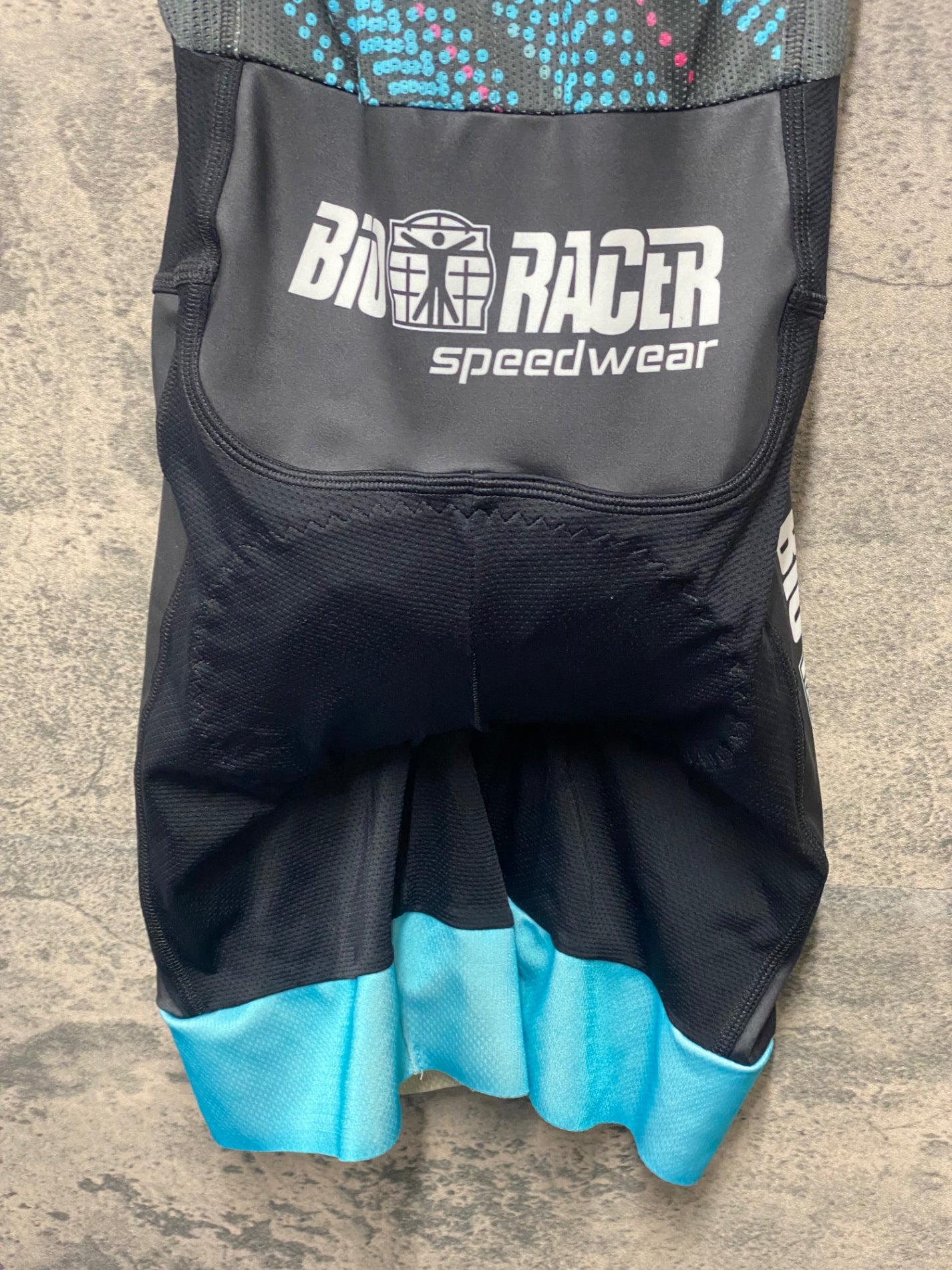 JC679 ビオレーサー BIORACER 半袖 ワンピース 白 黒 3/M