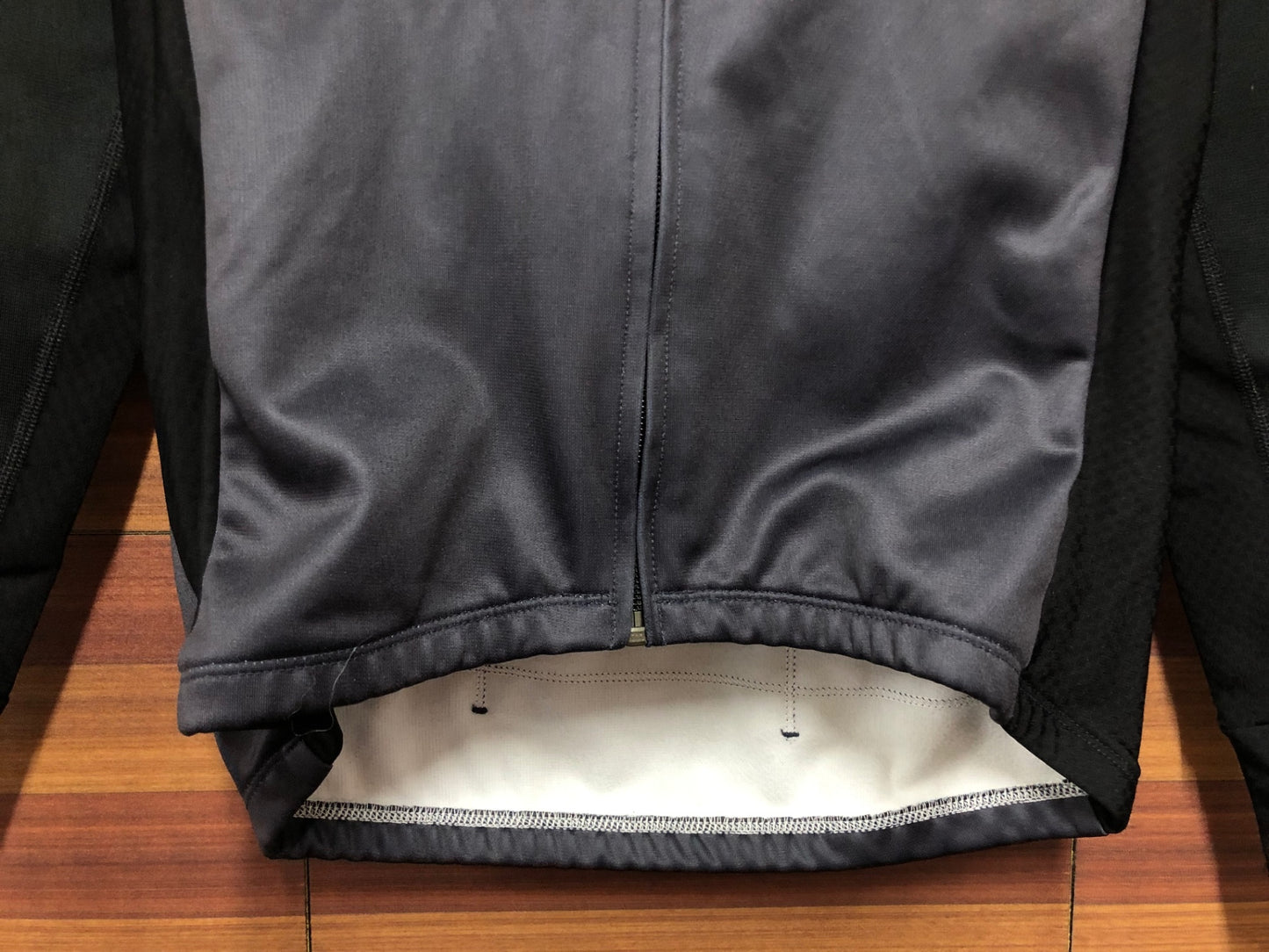 IM799 リオンドカペルミュール Lion de KAPELMUUR 長袖 サイクルジャージ S 黒 裏起毛