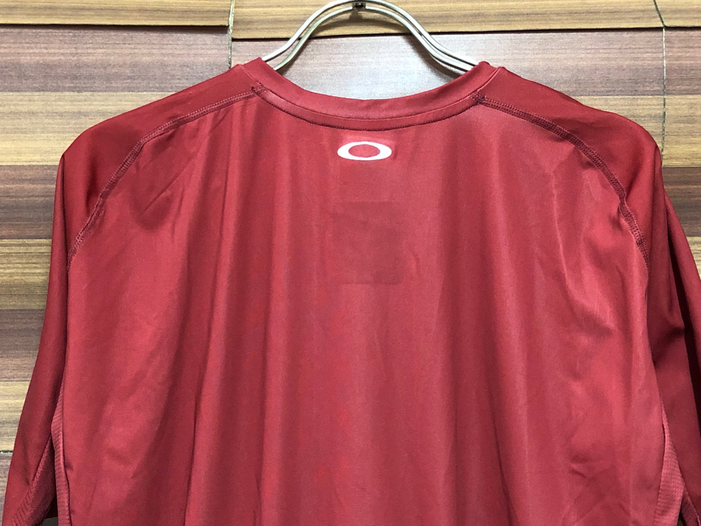 IU408 オークリー OAKLEY 半袖 サイクルジャージ 赤 M