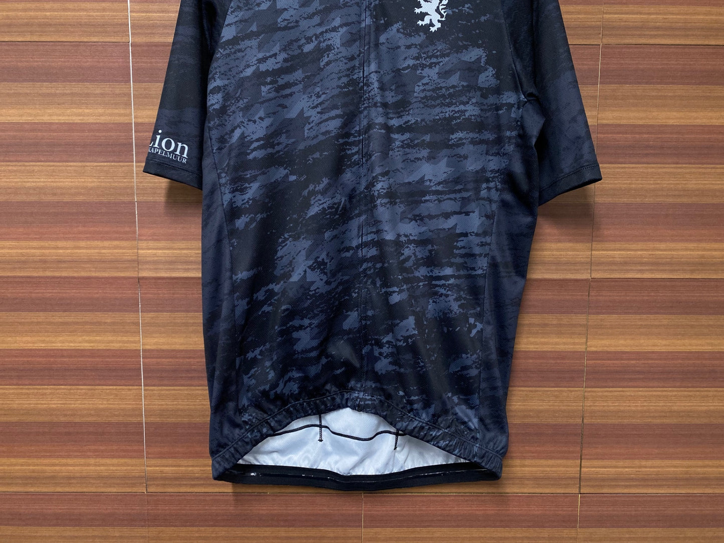 IN600 リオンドカペルミュール Lion de KAPELMUUR 半袖 サイクルジャージ 紺 XL