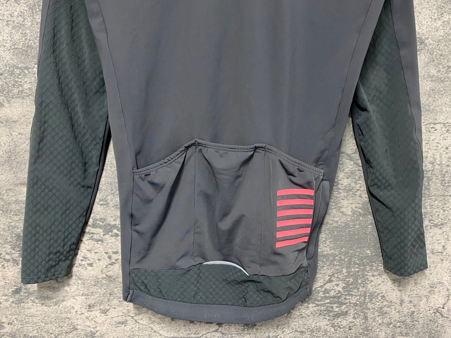 IZ164 ラファ Rapha PRO TEAM LONG SLEEVE AERO JERSEY 長袖 サイクルジャージ グレー S