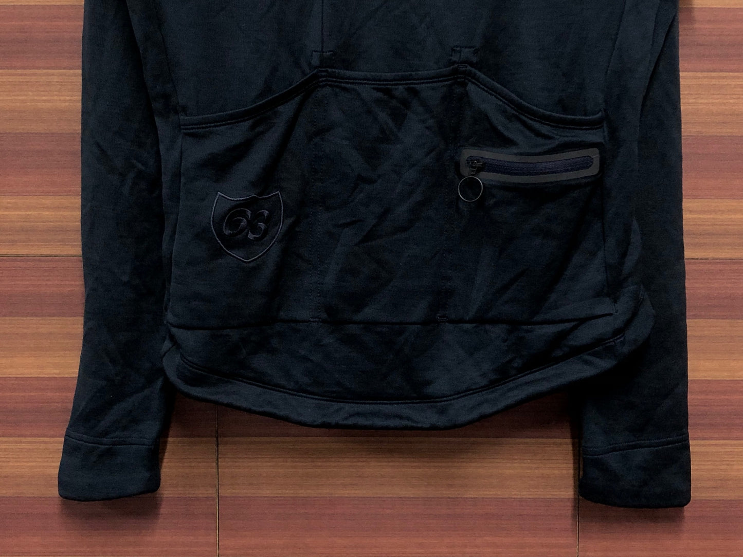 IQ664 ラファ Rapha CHECK CLASSIC LONG SLEEVE JERSEY 長袖サイクルジャージ 紺 M スレ