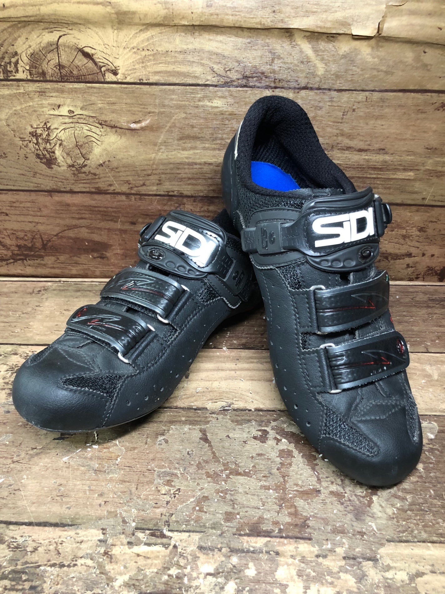 IK662 シディ SIDI SCARPE FIVE ビンディングシューズ 黒 EU40サイズ SPD-SL