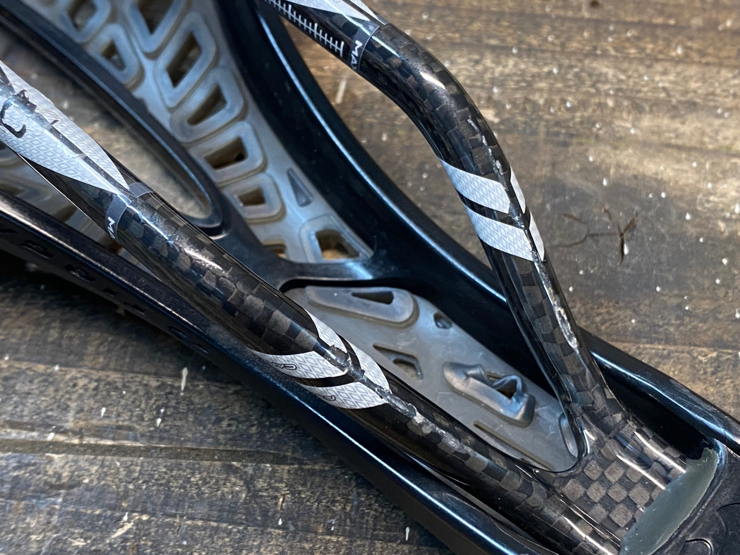 IQ586 タイオガ TIOGA Spyder TwinTail 2 サドル カーボンレール グレー