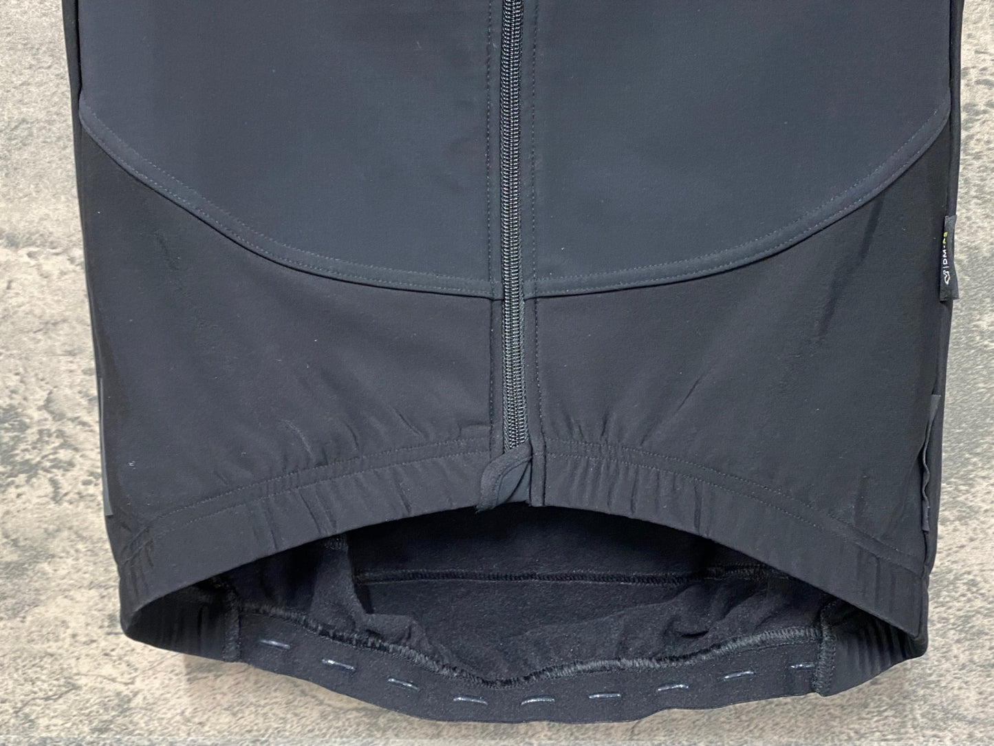 JB449 デマルキ DE MARCHI WINDPROOF FRONT VEST ジレ 黒 裏起毛 M