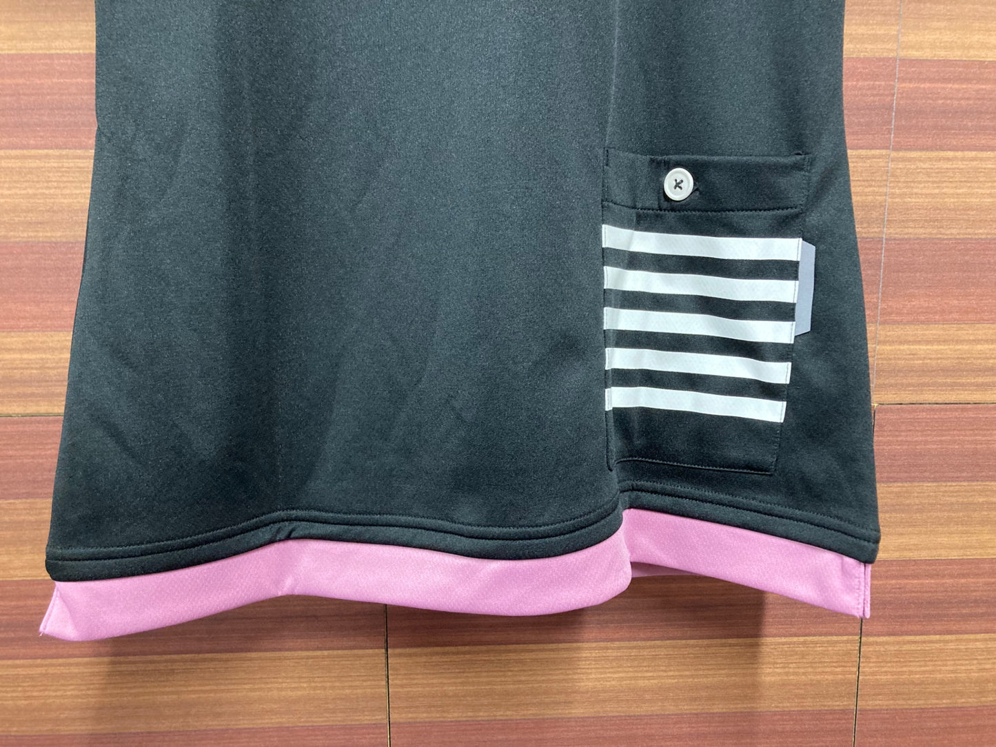 IQ197 ルコックスポルティフ le coq sportif 半袖 サイクルジャージ 黒 レディース M