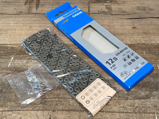 IO754 シマノ SHIMANO XTR CN-M9100 チェーン 12S 126L クイックリンク付属