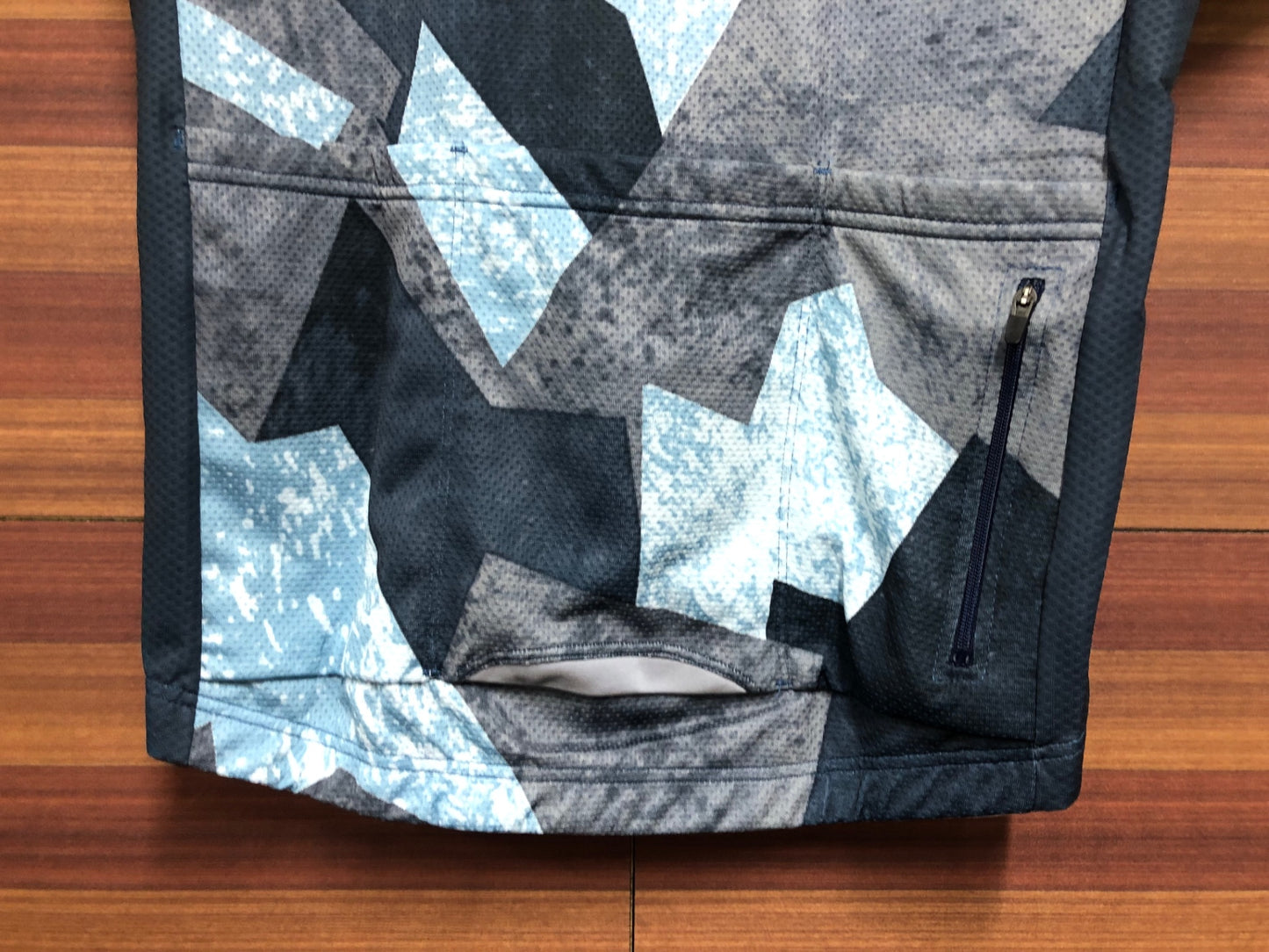 IM968 dhb 半袖 サイクルジャージ 紺 水 グレー S